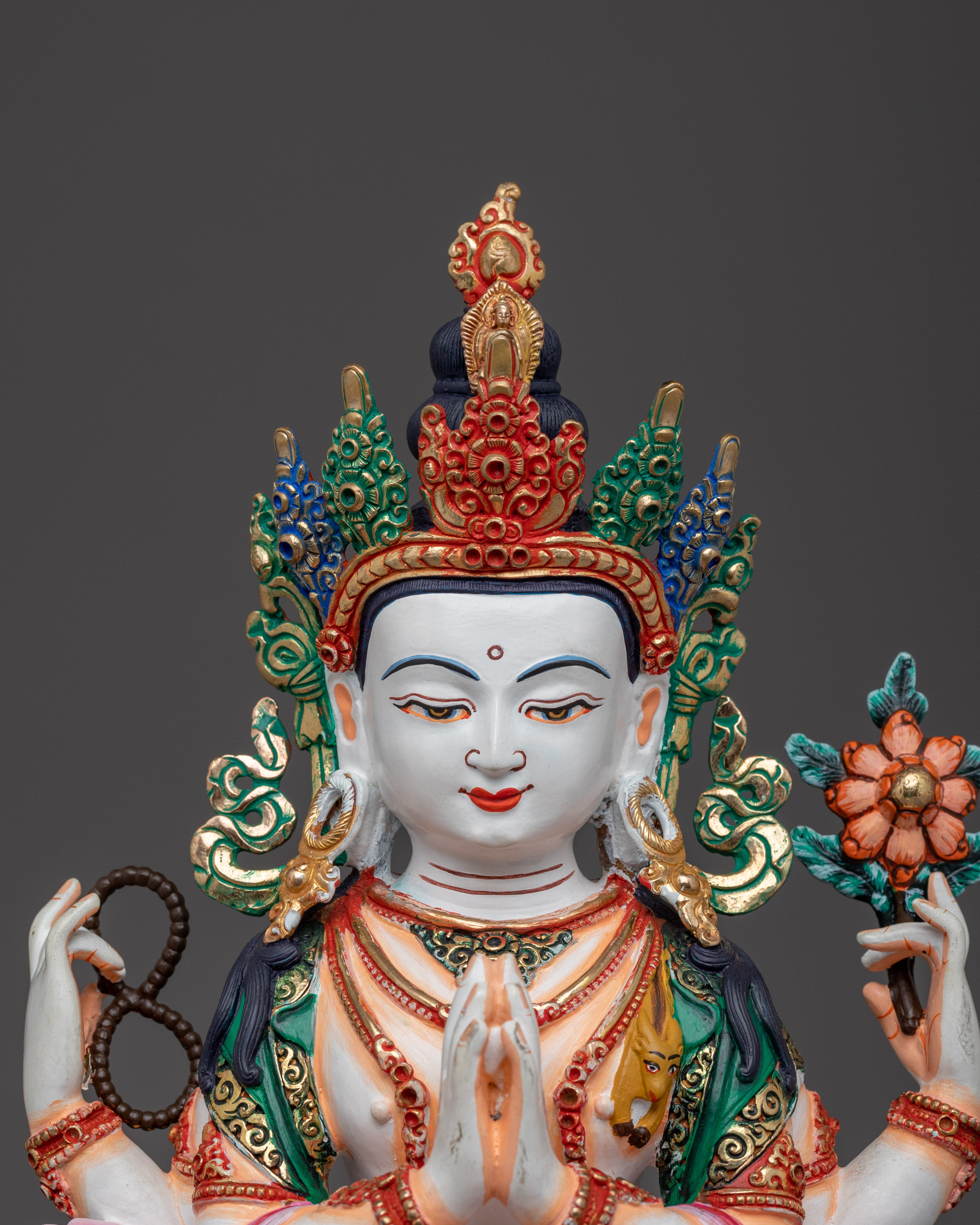 Beacon of Compassion Chenrezig Statue | Avalokiteshvara - Bodhisattva of Compasion