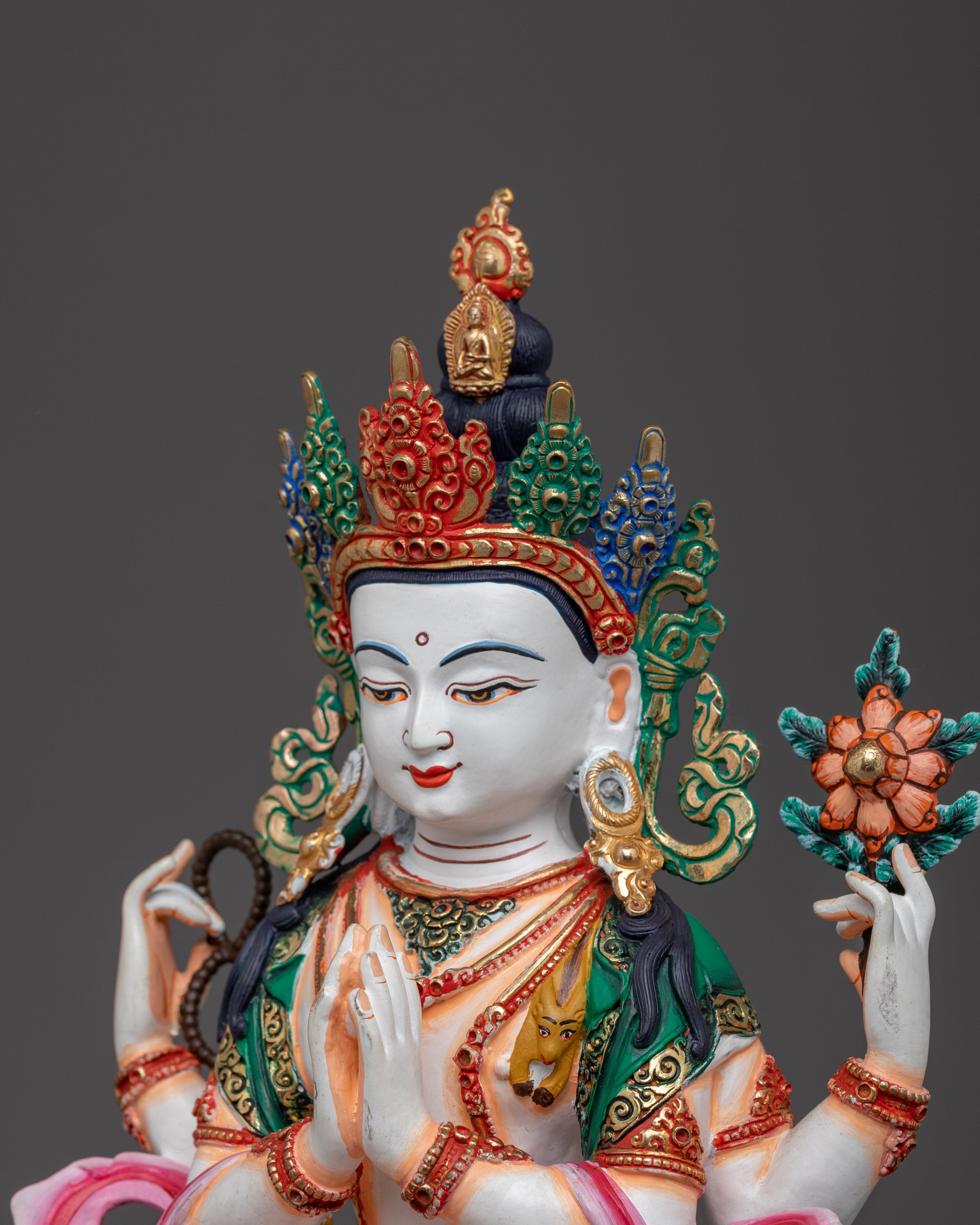 Beacon of Compassion Chenrezig Statue | Avalokiteshvara - Bodhisattva of Compasion