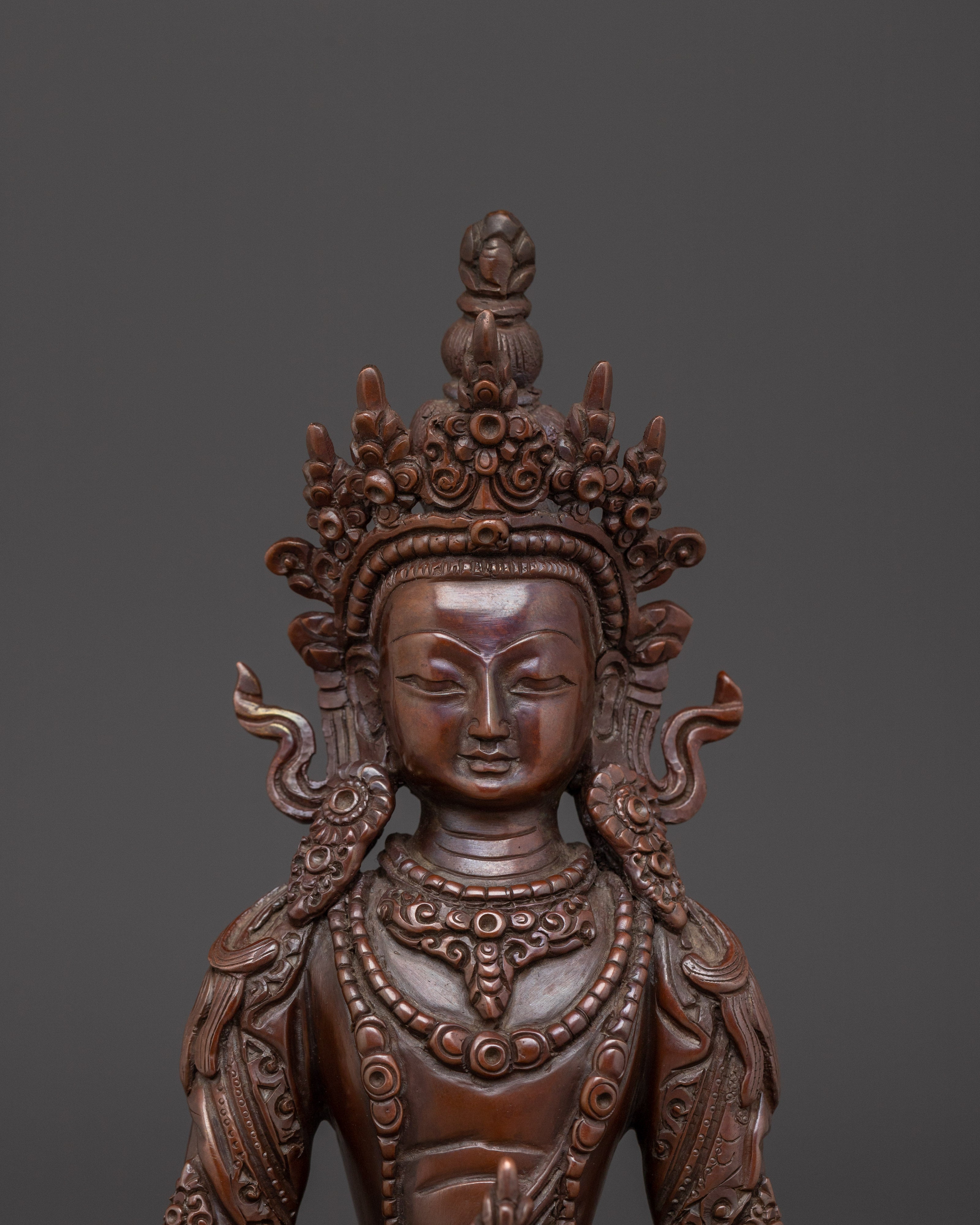 Long-life symbol Amitayus Statue | Buddha of Infinite Light