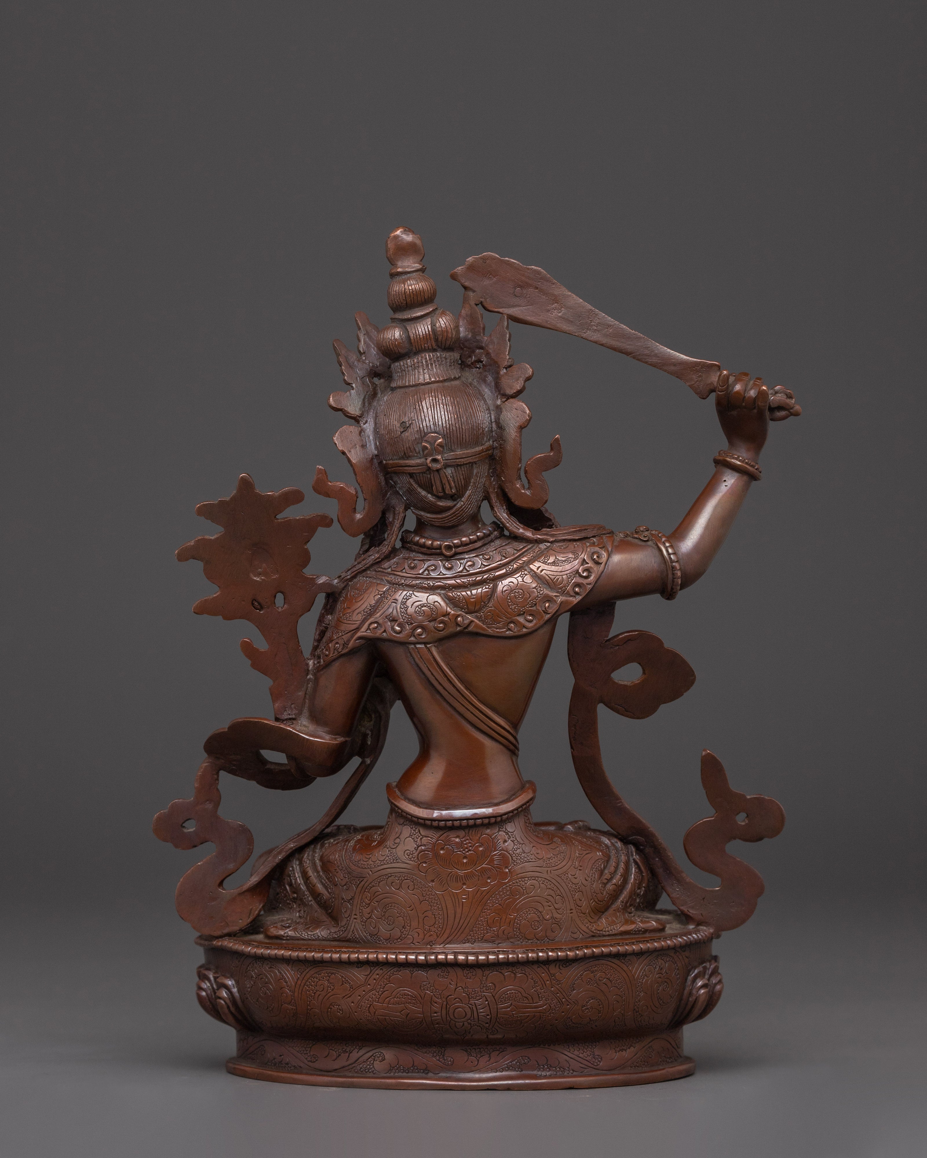 Bodhisattva Manjughosa Statue | Manjushri - Embodiment of Supreme Wisdom