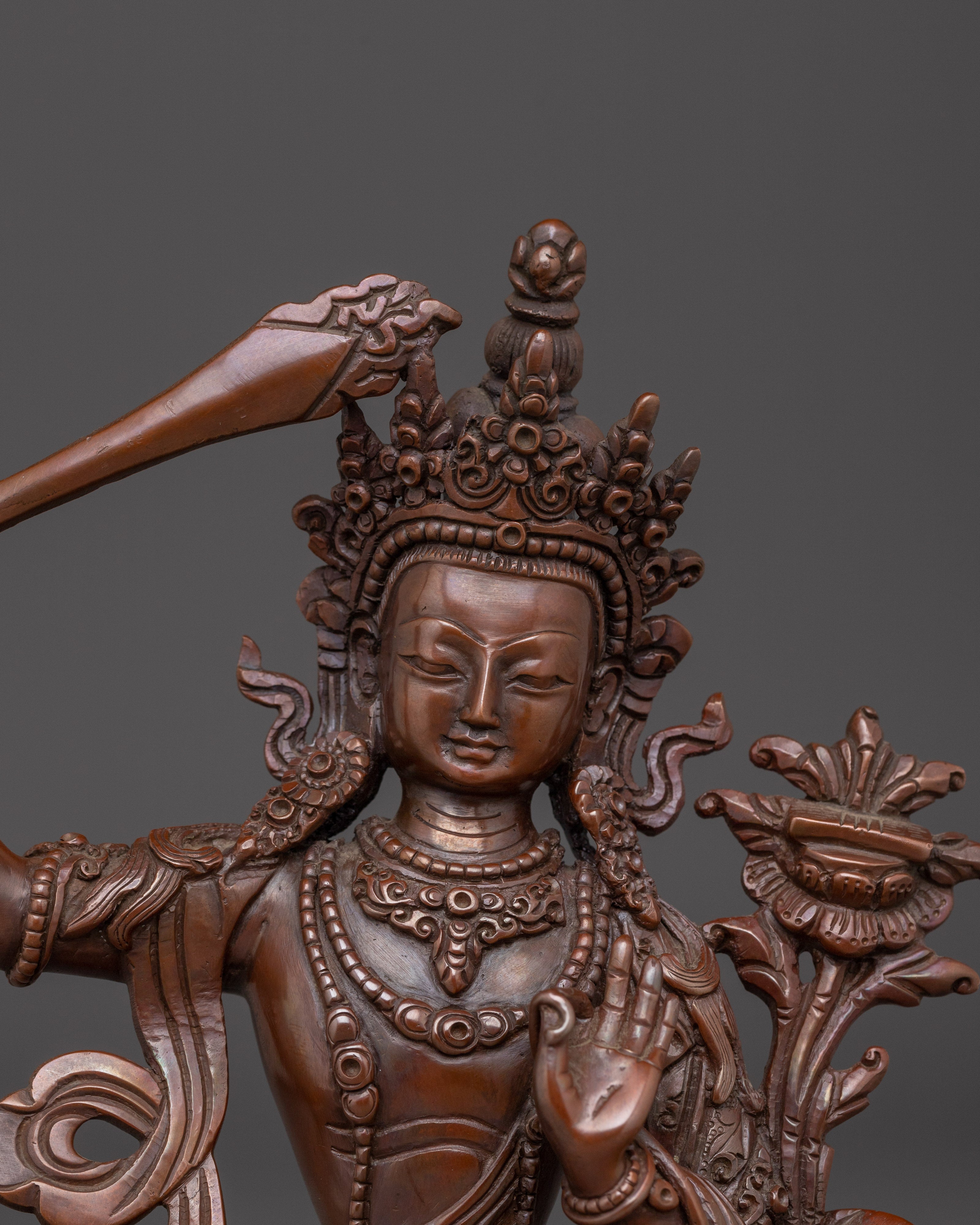 Bodhisattva Manjughosa Statue | Manjushri - Embodiment of Supreme Wisdom