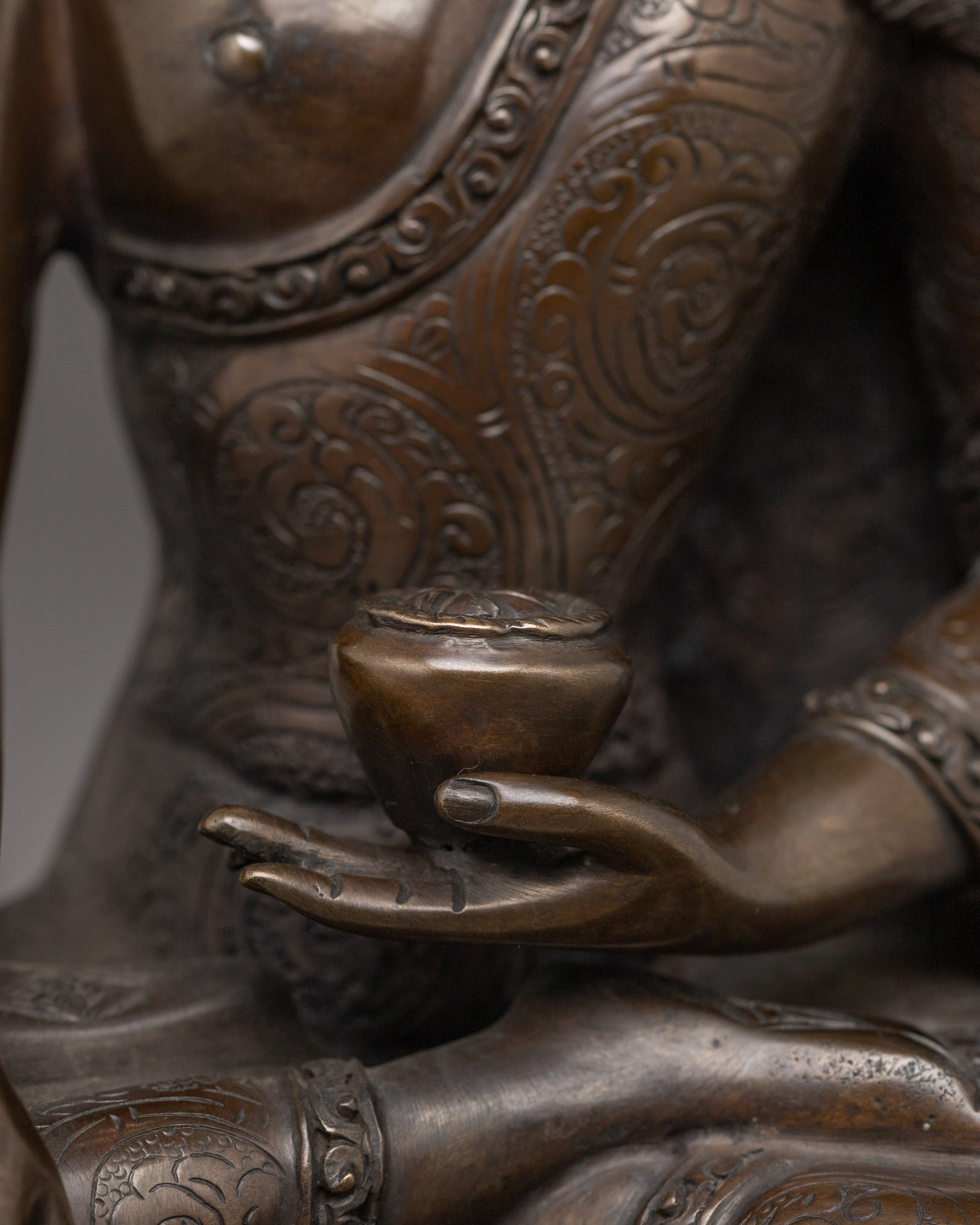 Gautama Buddha Oxidized Statue | Shakyamuni Buddha - The Enlightened One