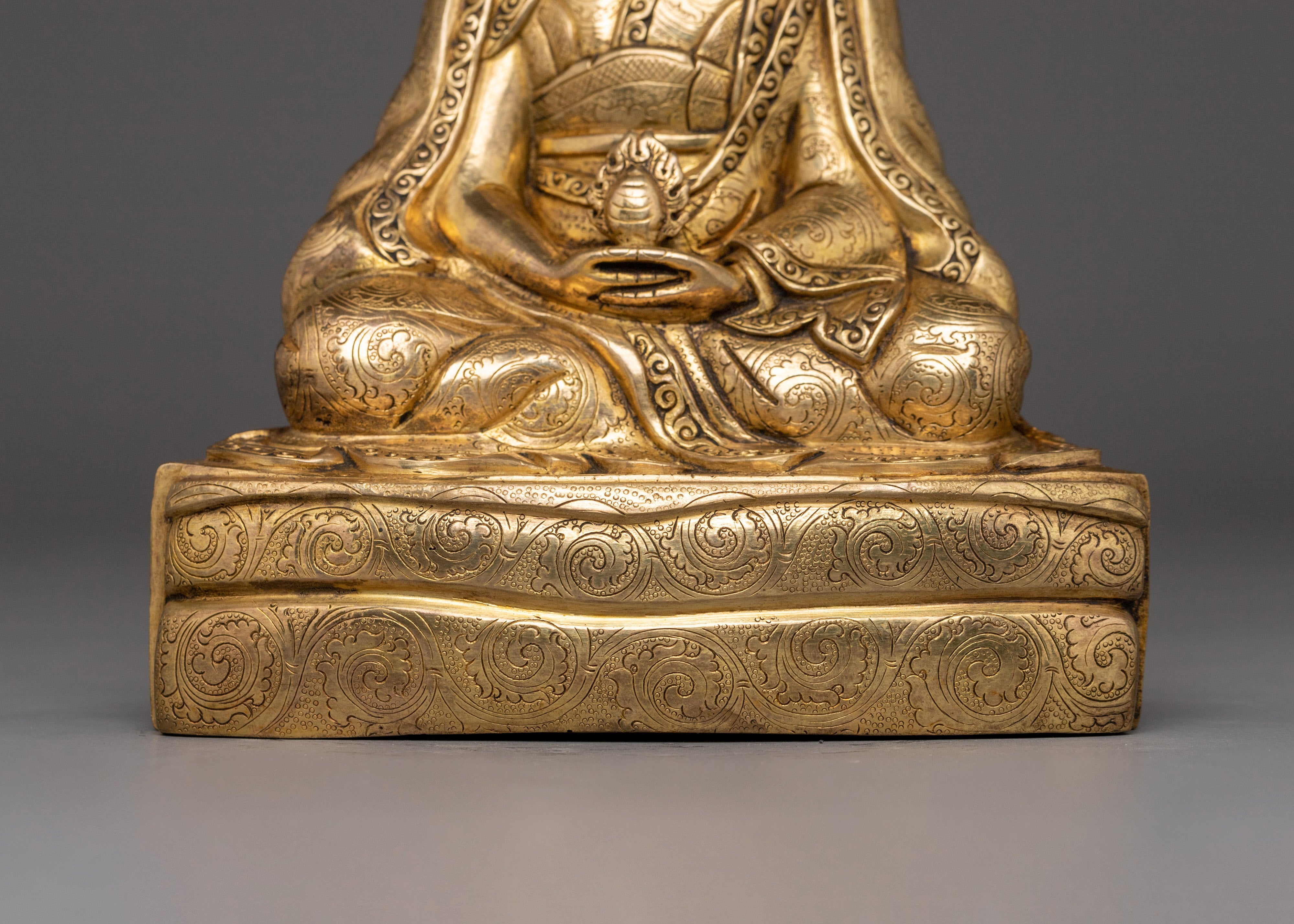 Buddhist Master Gampopa Handcrafted Statue | Milrepa's Disciple