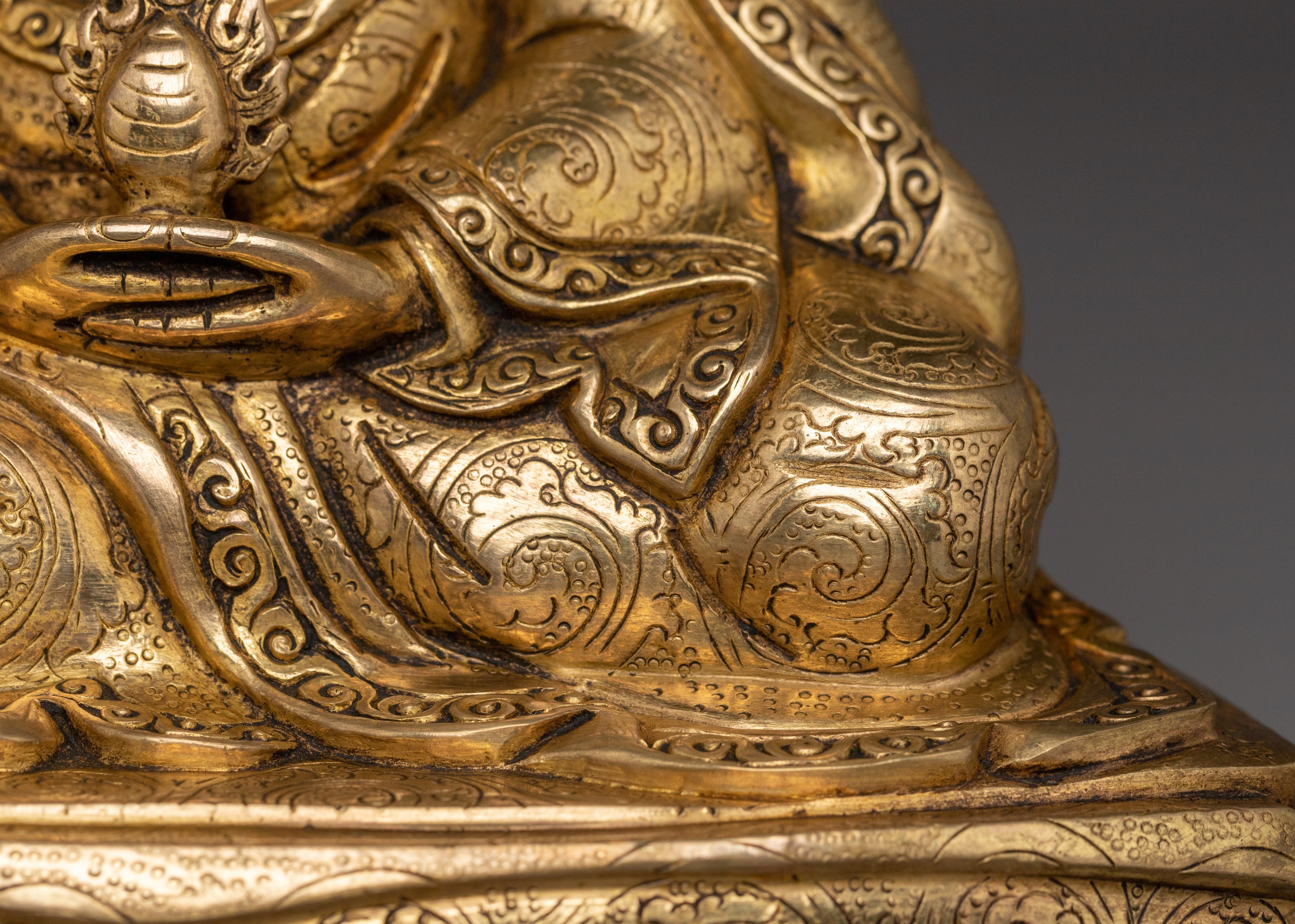 Buddhist Master Gampopa Handcrafted Statue | Milrepa's Disciple