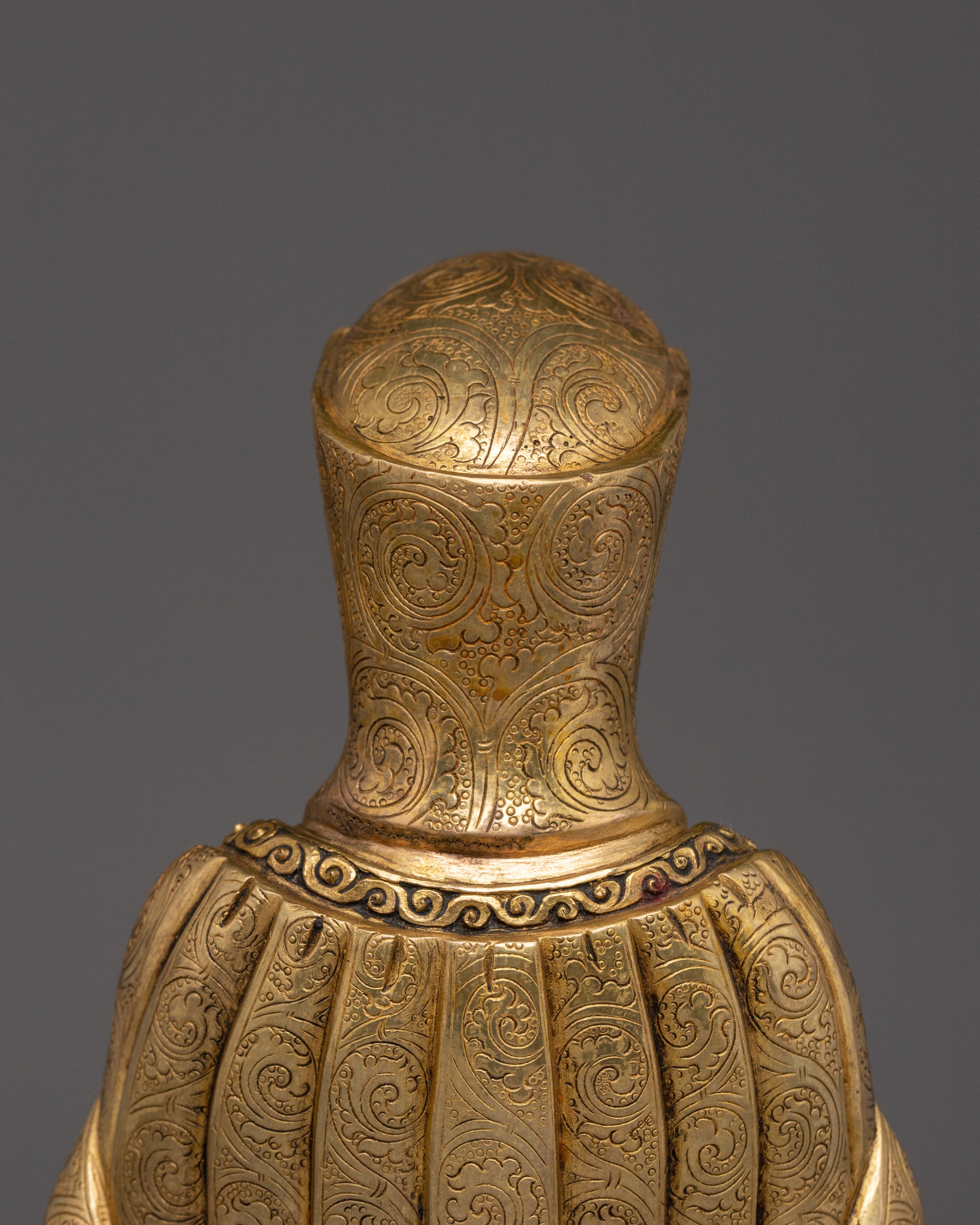 Buddhist Master Gampopa Handcrafted Statue | Milrepa's Disciple