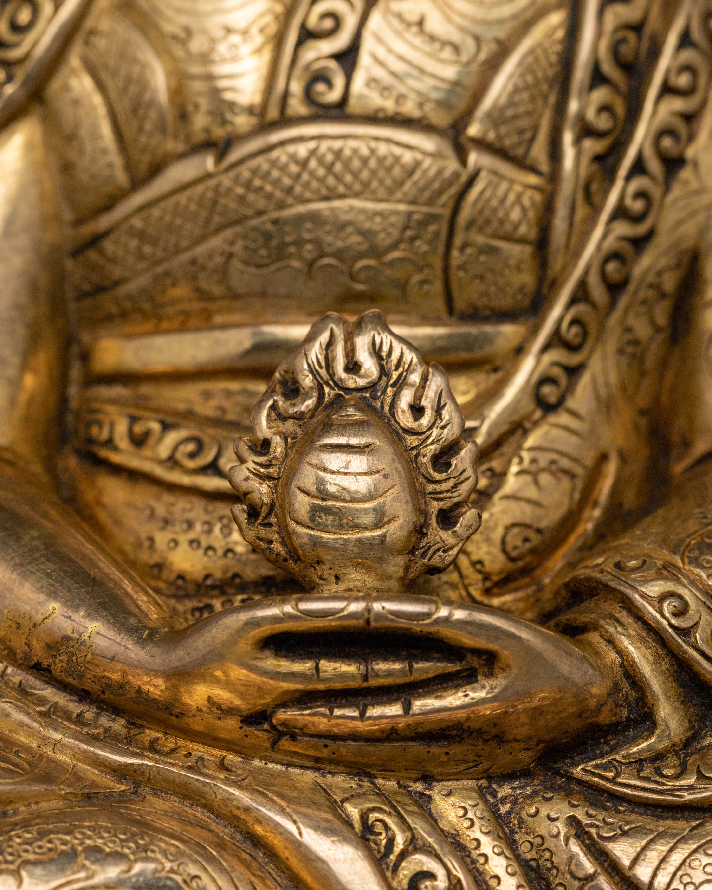 Buddhist Master Gampopa Handcrafted Statue | Milrepa's Disciple