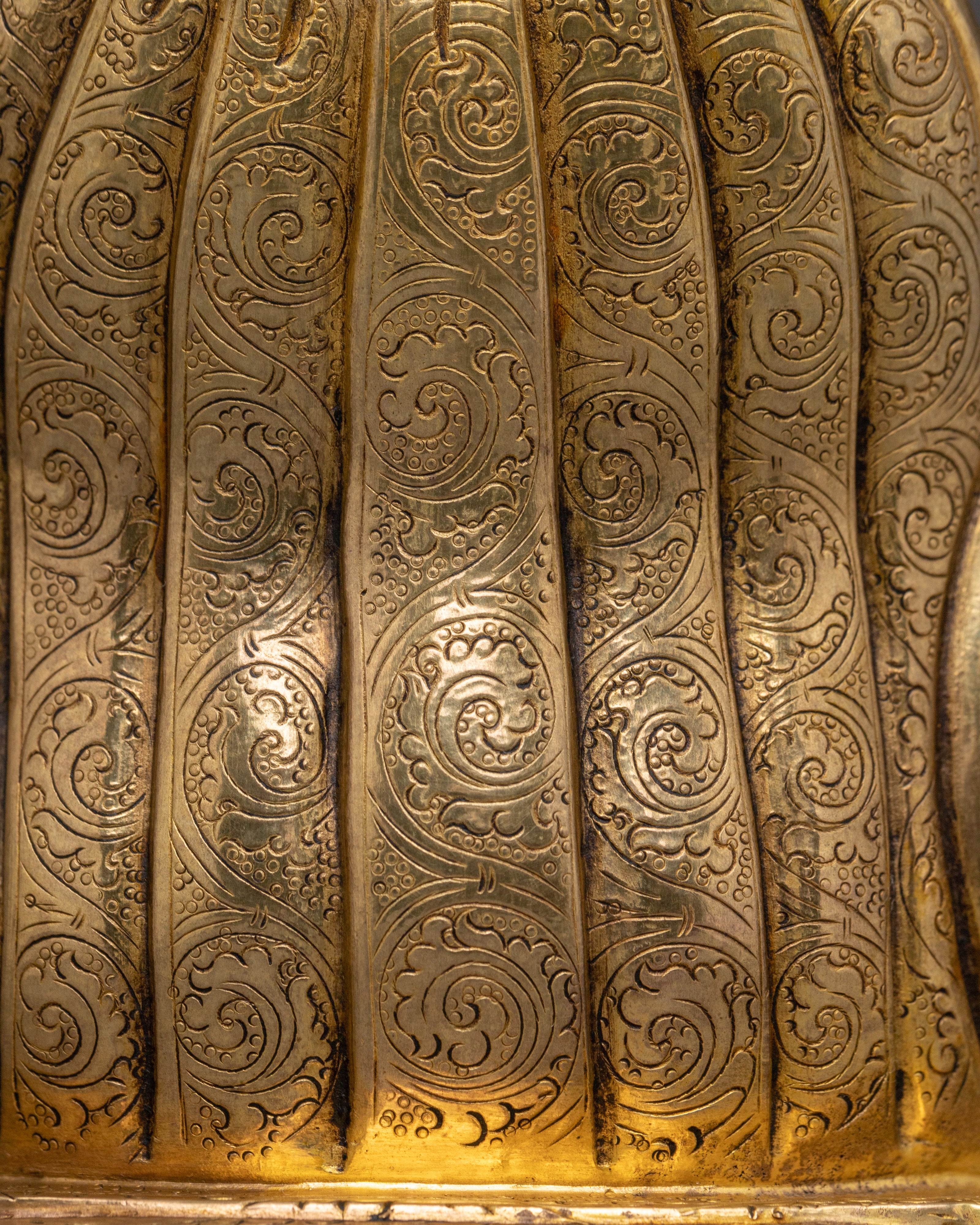 Buddhist Master Gampopa Handcrafted Statue | Milrepa's Disciple