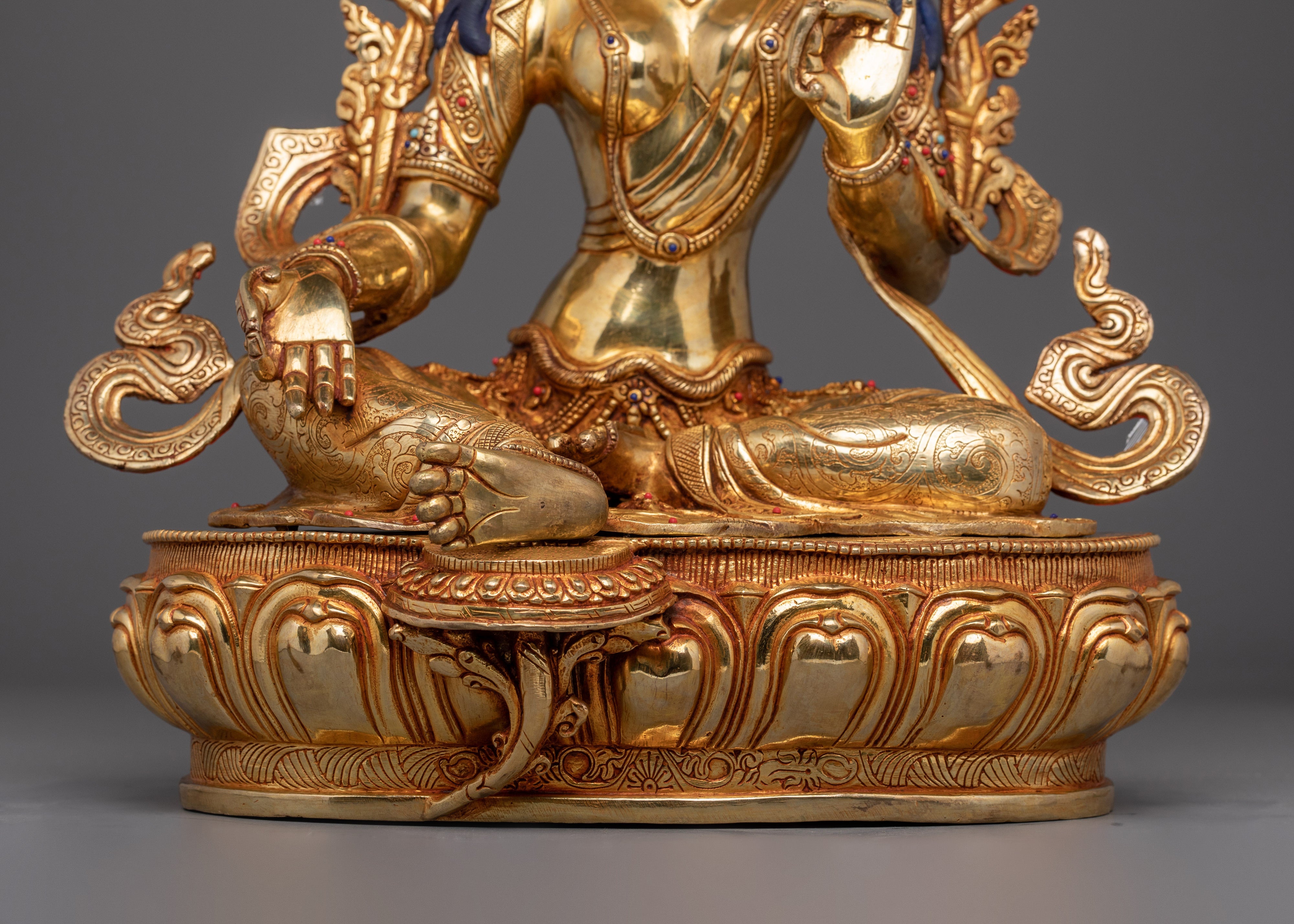 Compassion Goddess Green Tara Statue | Shyama Tara - Mother of All Buddhas