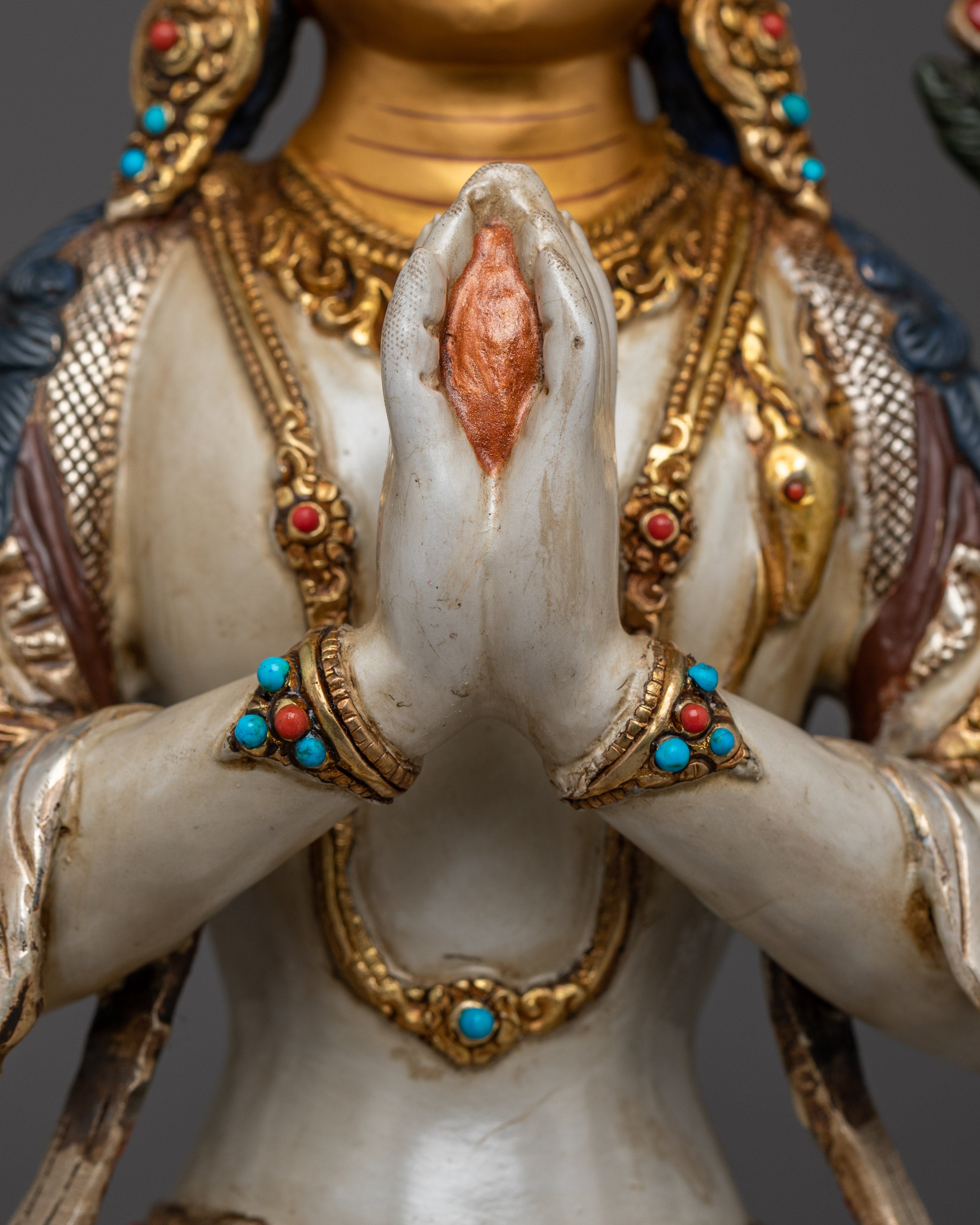 Sculpture of Tibetan Deity Chenrezig | The Embodiment of Mercy