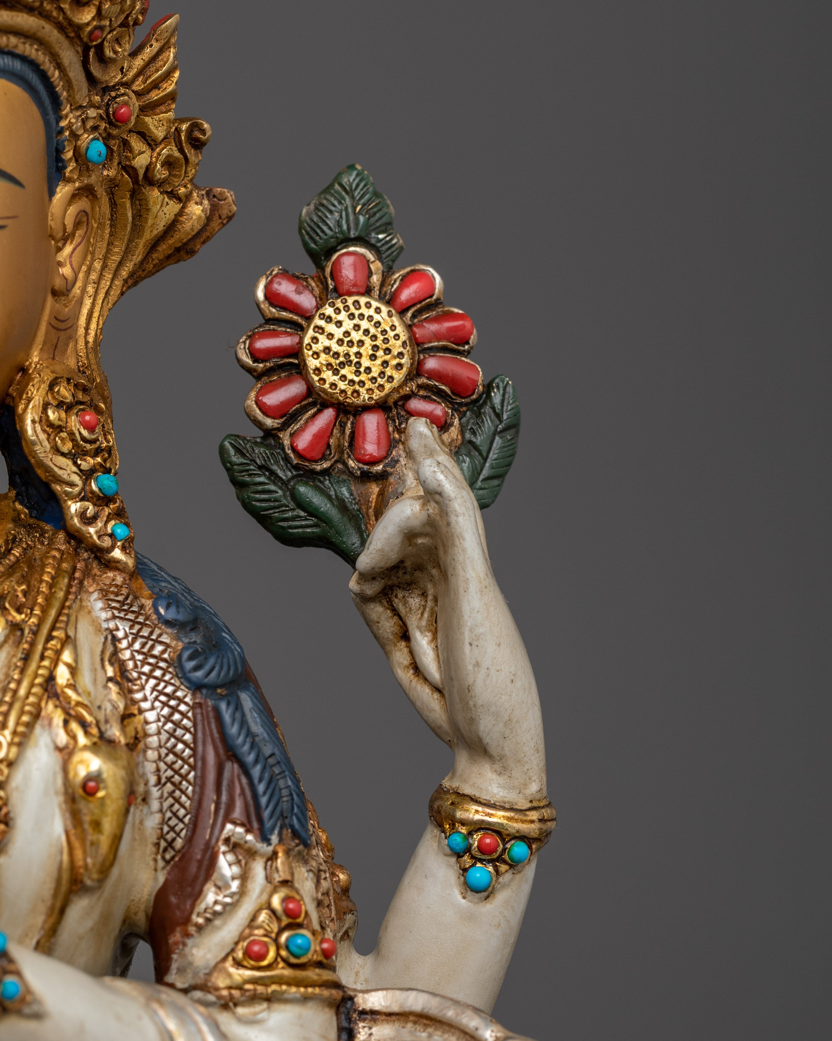 Sculpture of Tibetan Deity Chenrezig | The Embodiment of Mercy