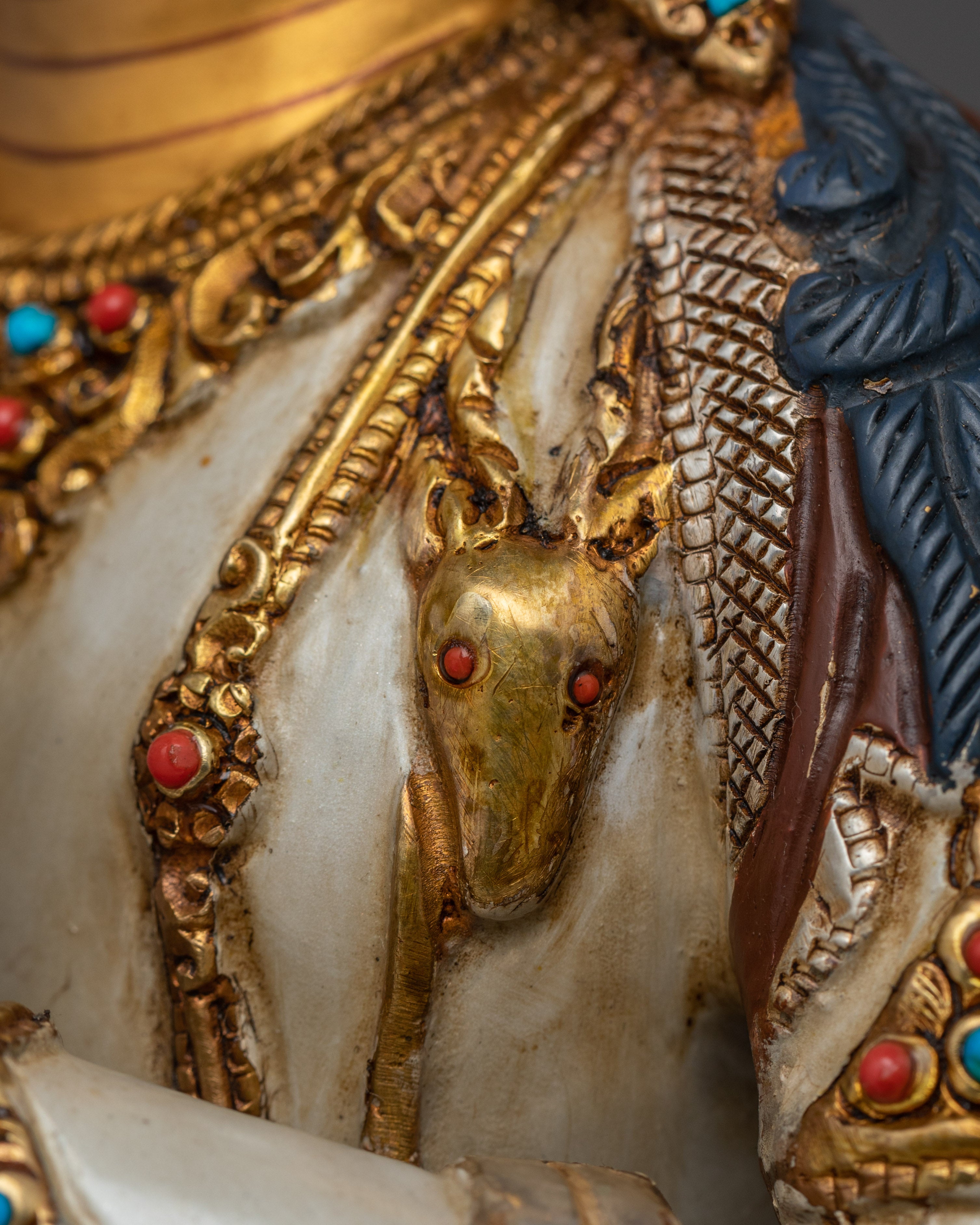 Sculpture of Tibetan Deity Chenrezig | The Embodiment of Mercy