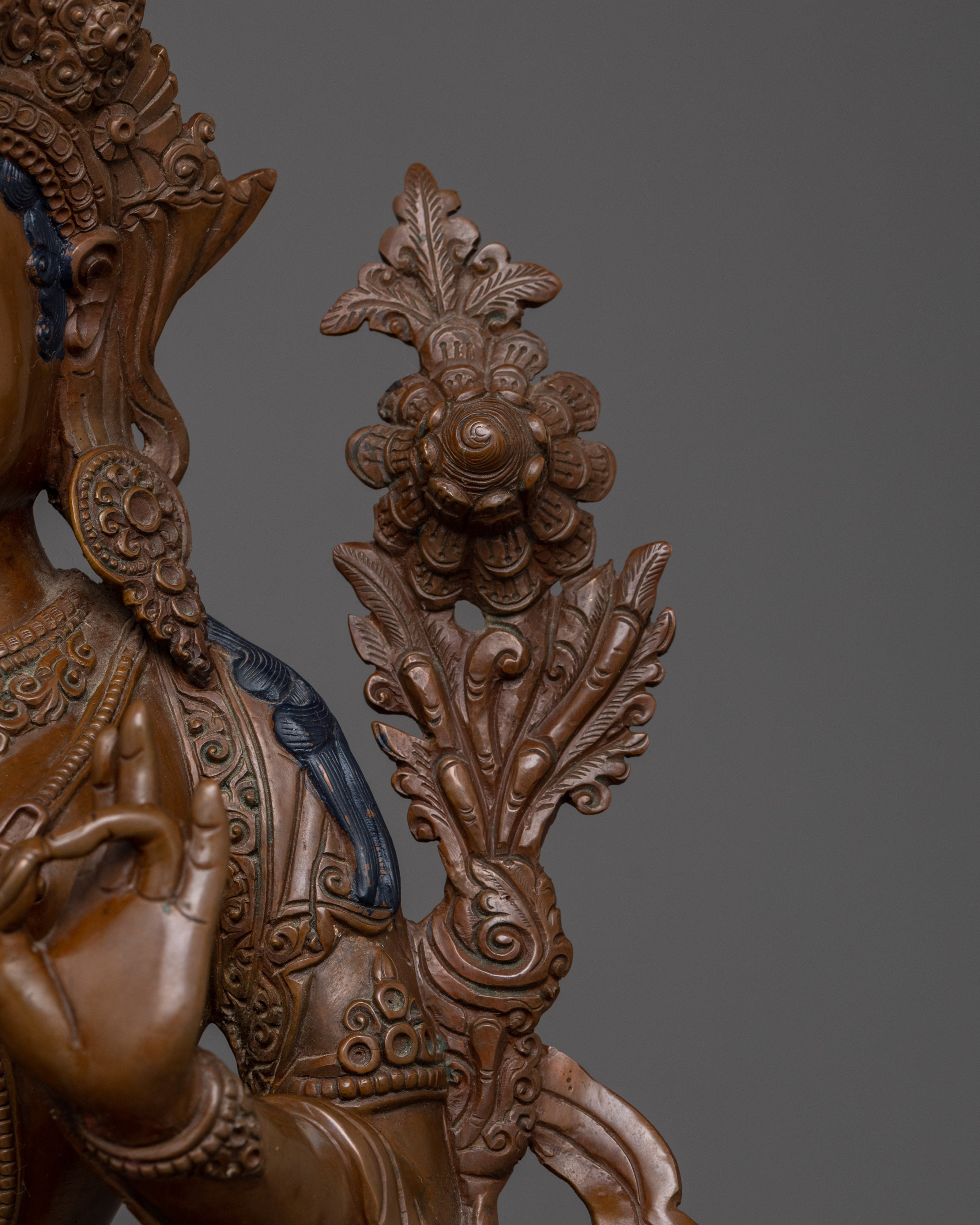 Sacred Bodhisattva Green Tara Statue | Shyama Tara - Mother of All Buddhas