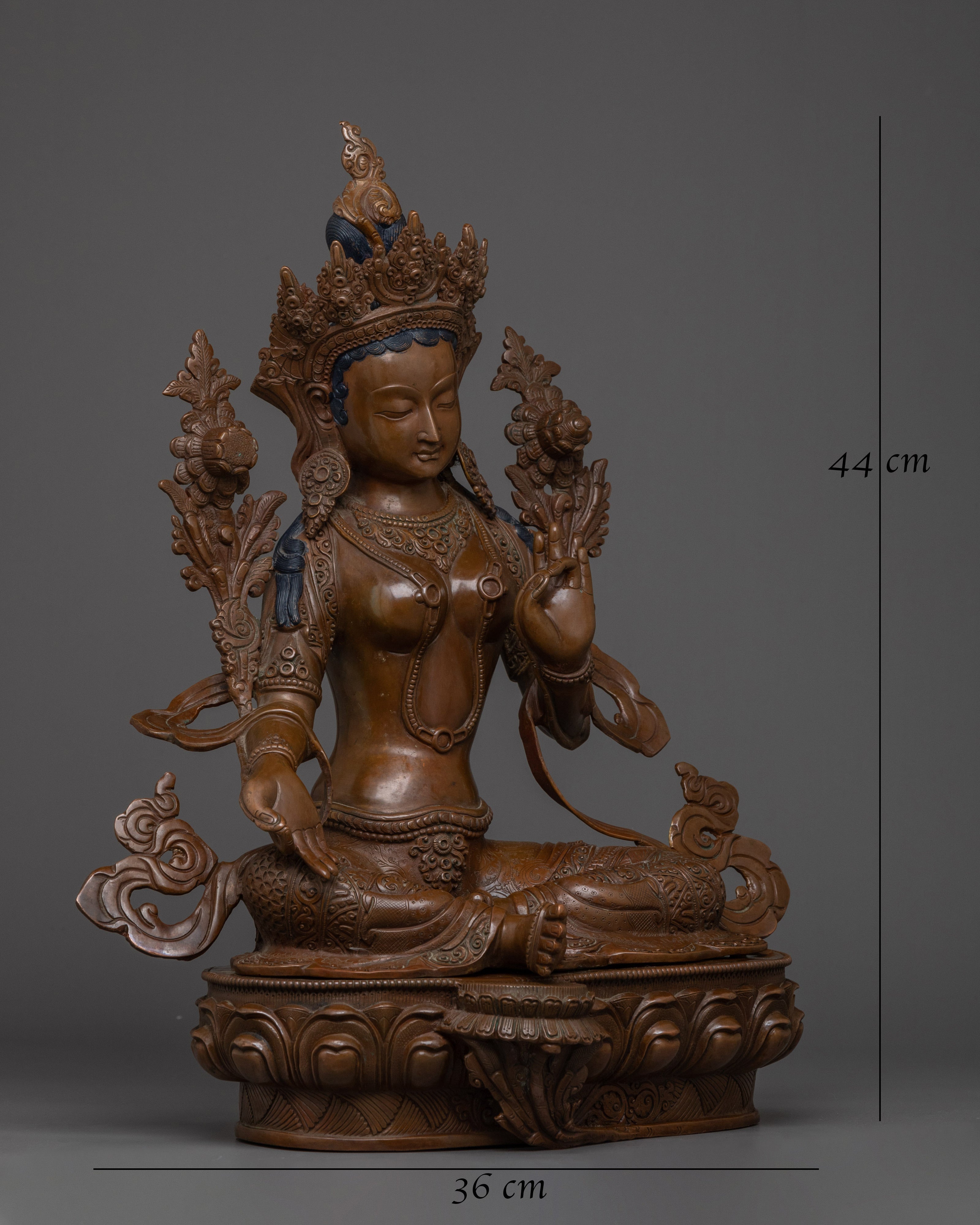 sacred-bodhisattva-green-tara-statue