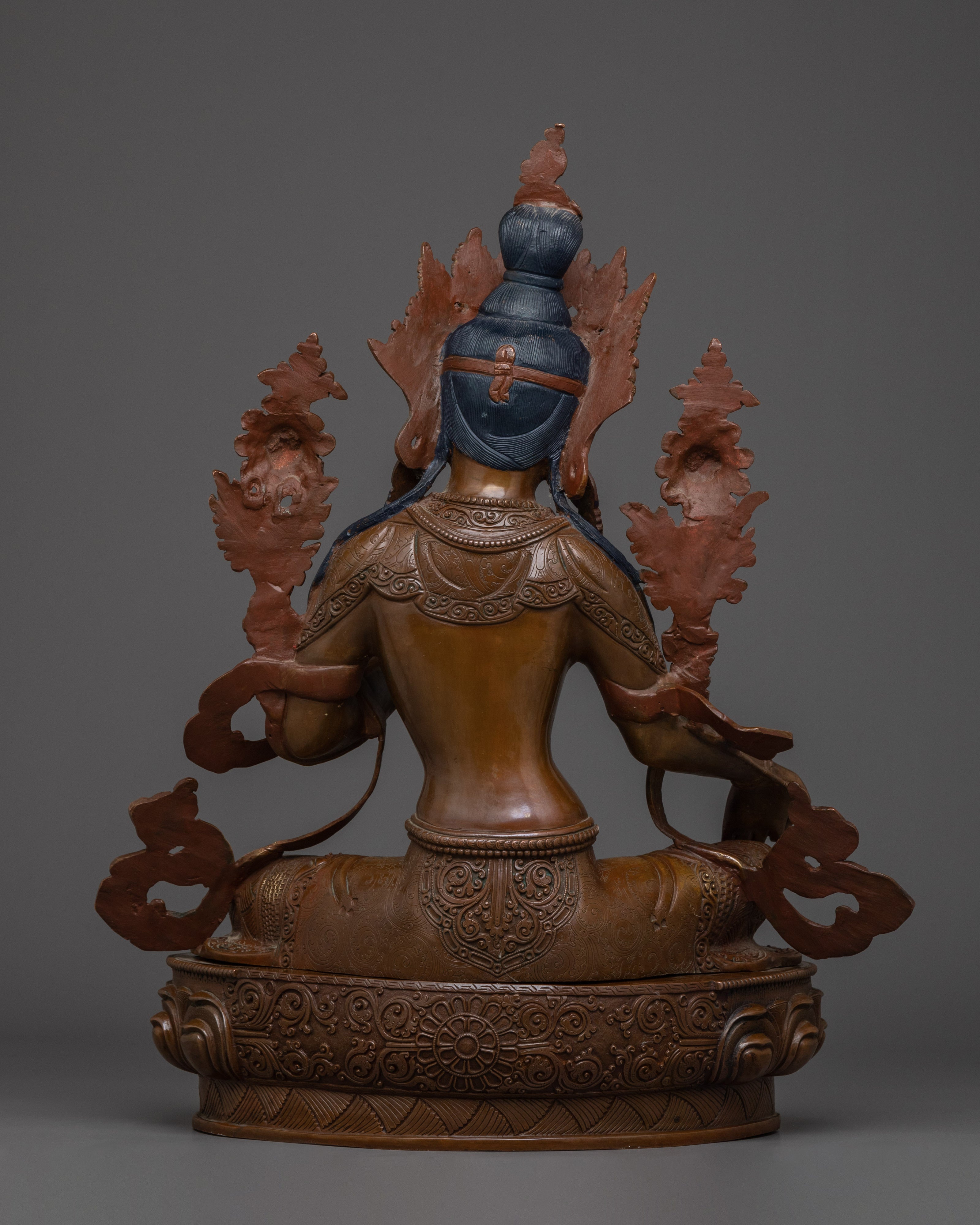 Sacred Bodhisattva Green Tara Statue | Shyama Tara - Mother of All Buddhas