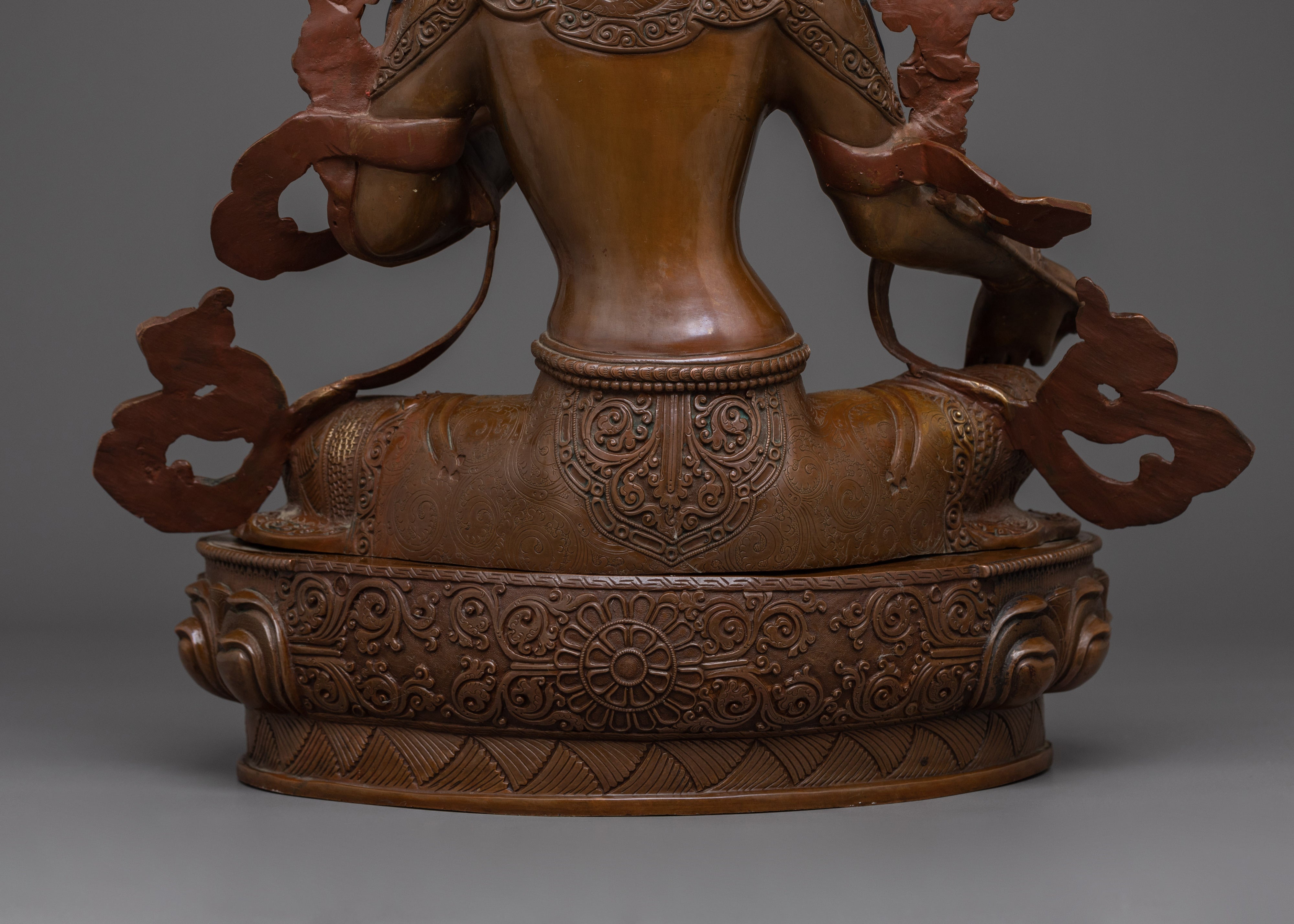 Sacred Bodhisattva Green Tara Statue | Shyama Tara - Mother of All Buddhas