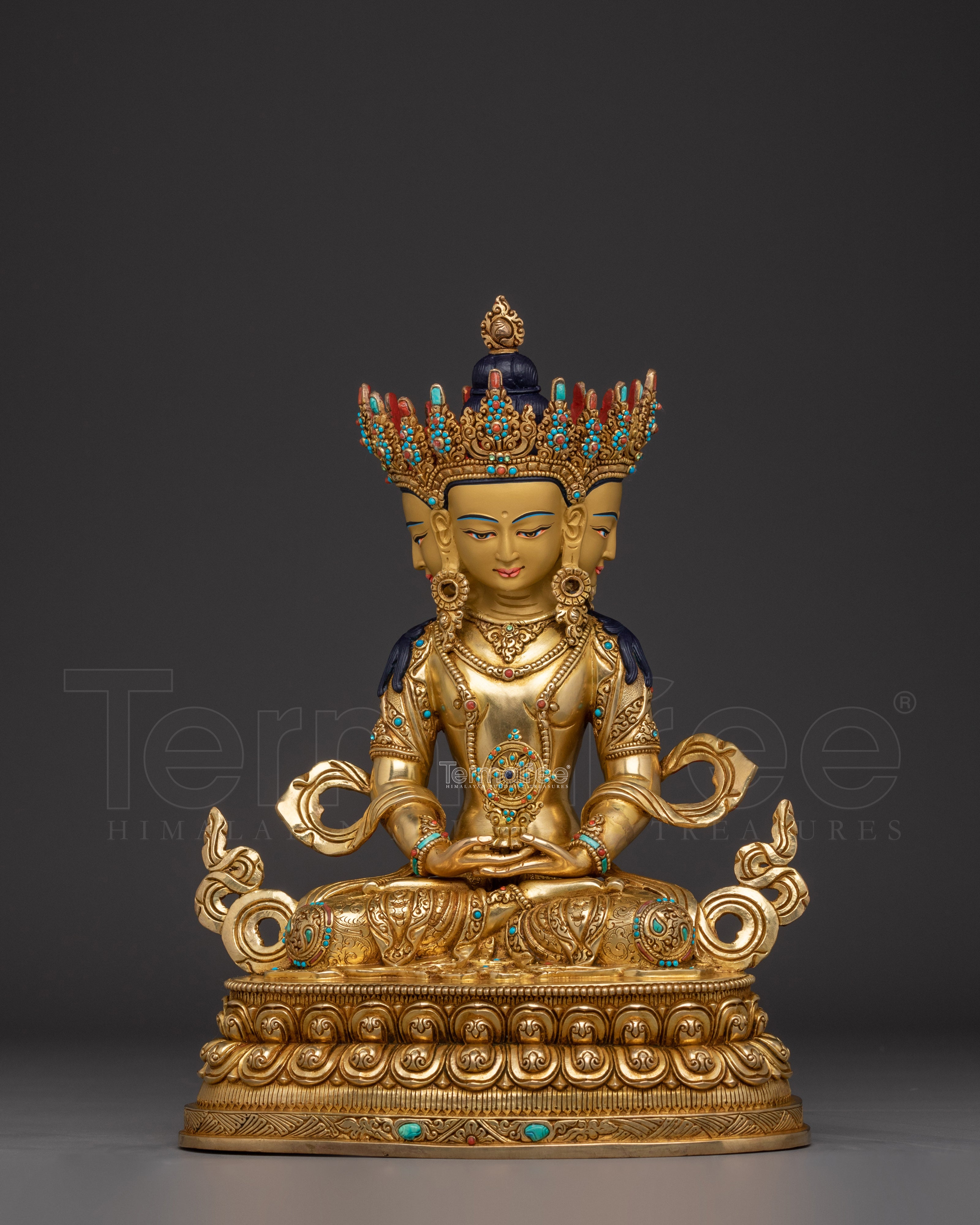 Primordial Buddha Vairocana Statue | Traditional Artwork