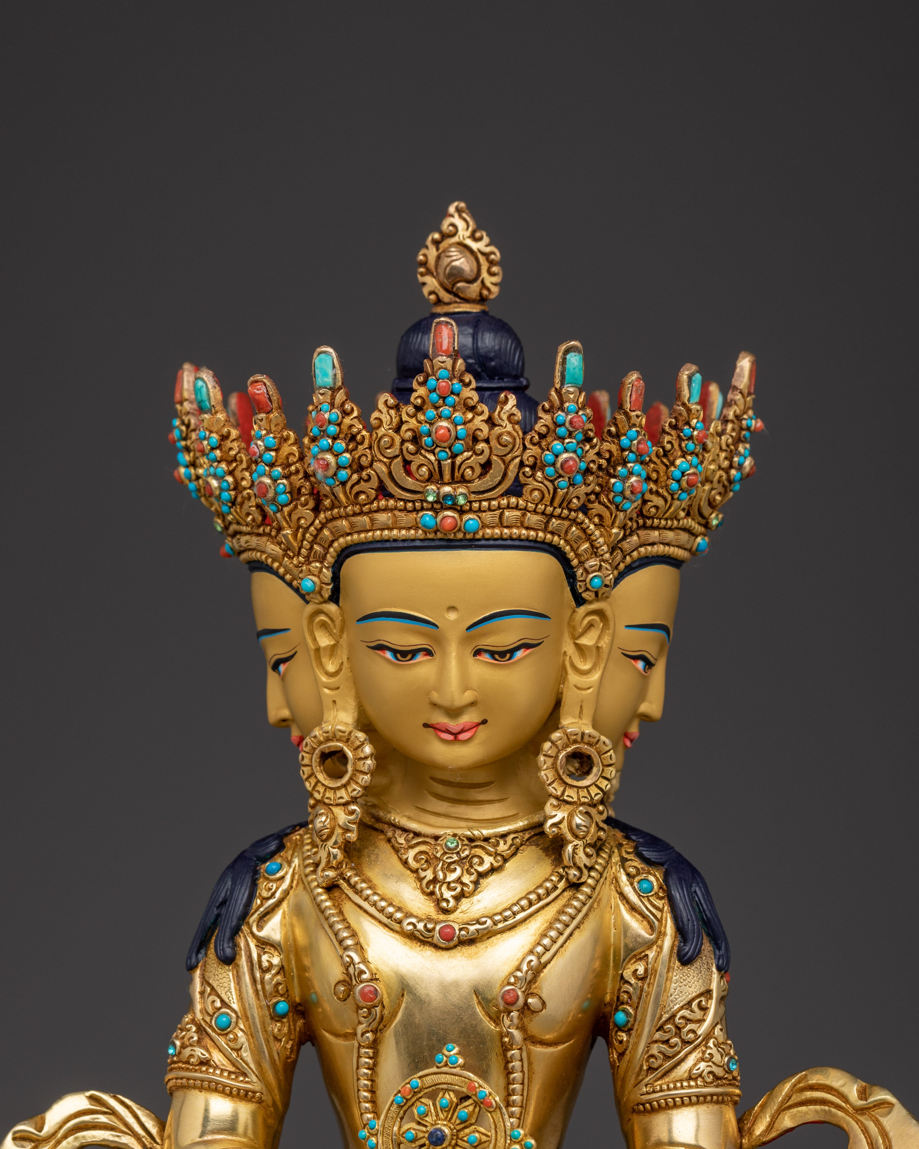 Primordial Buddha Vairocana Statue | Traditional Artwork