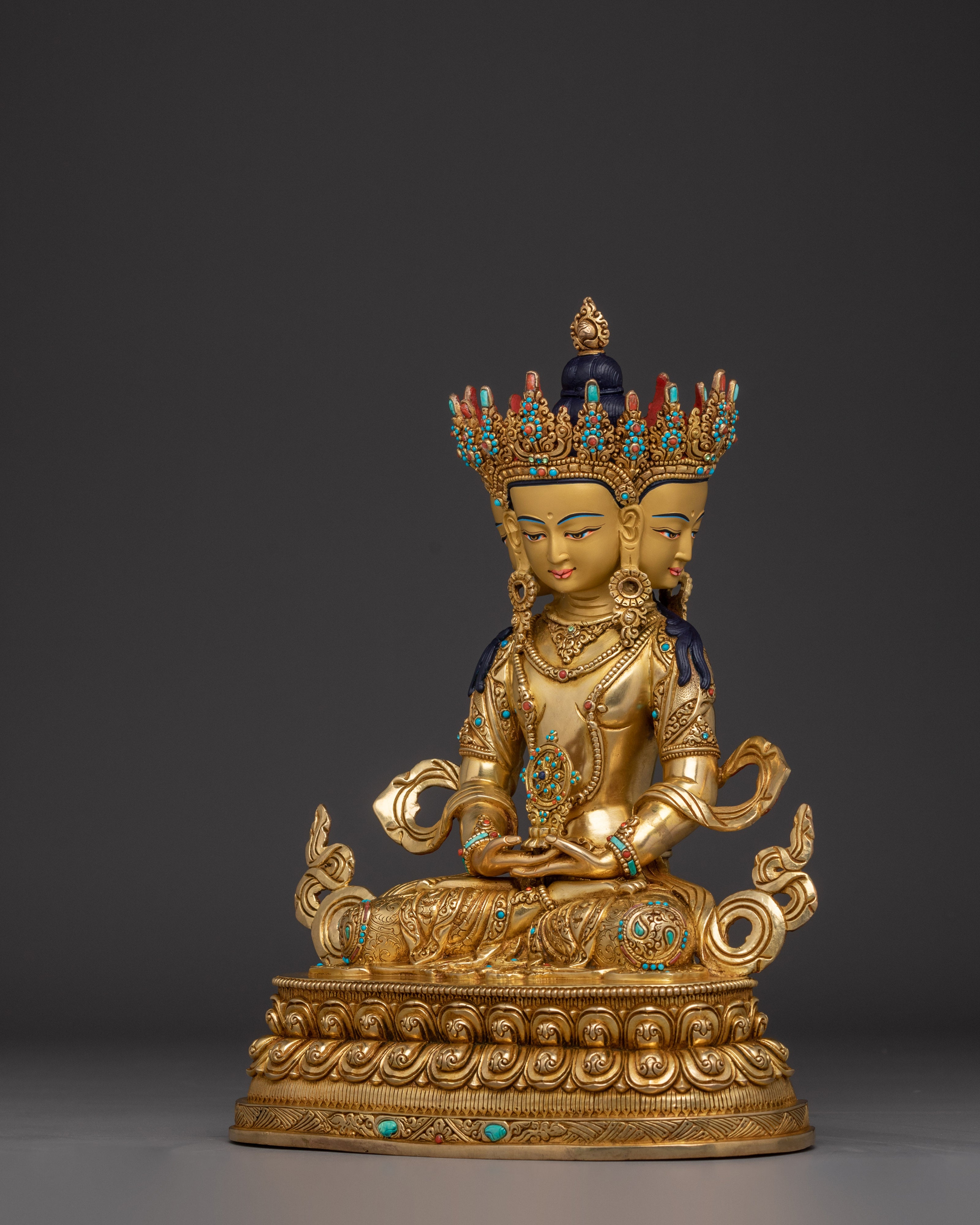 Primordial Buddha Vairocana Statue | Traditional Artwork