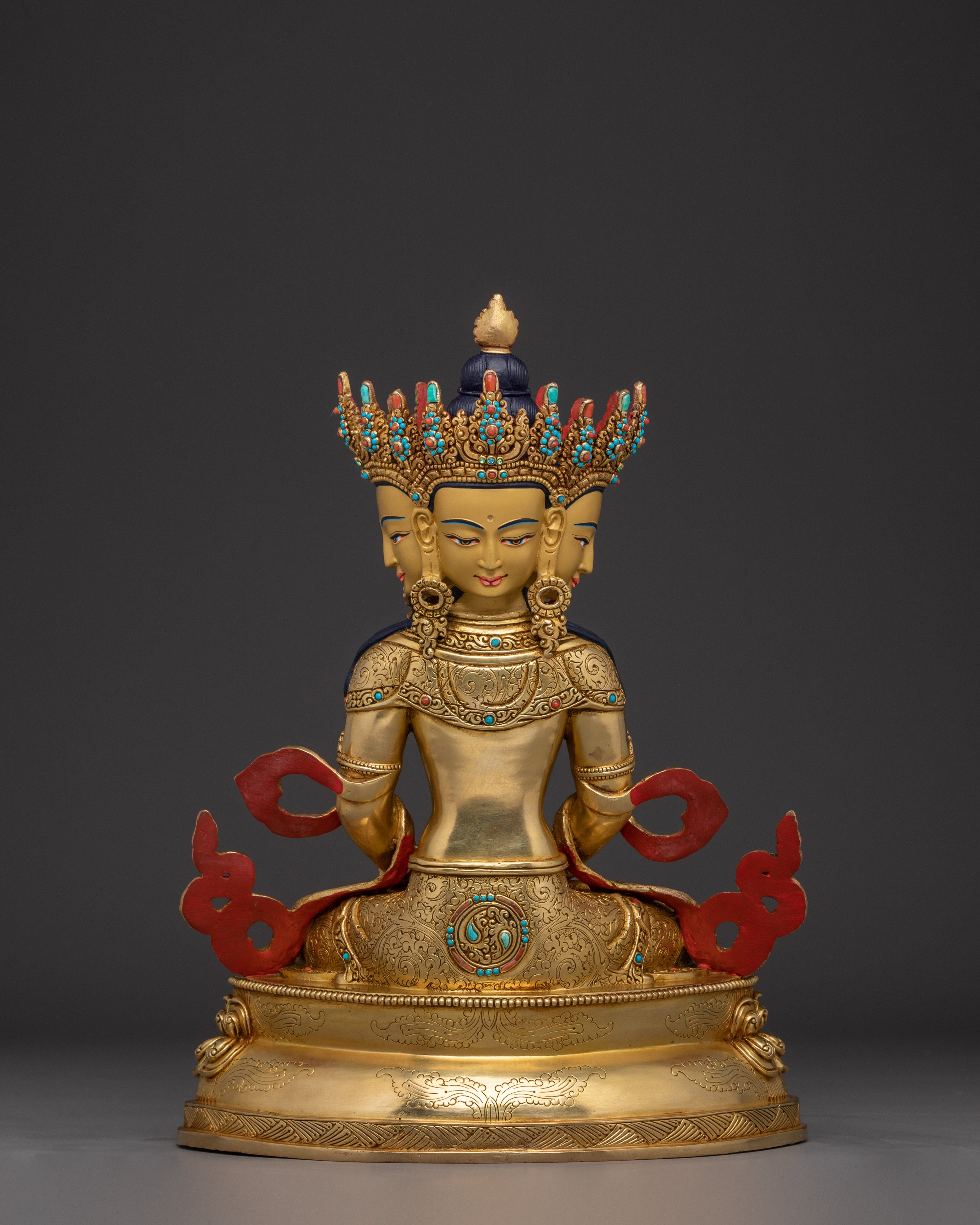 Primordial Buddha Vairocana Statue | Traditional Artwork