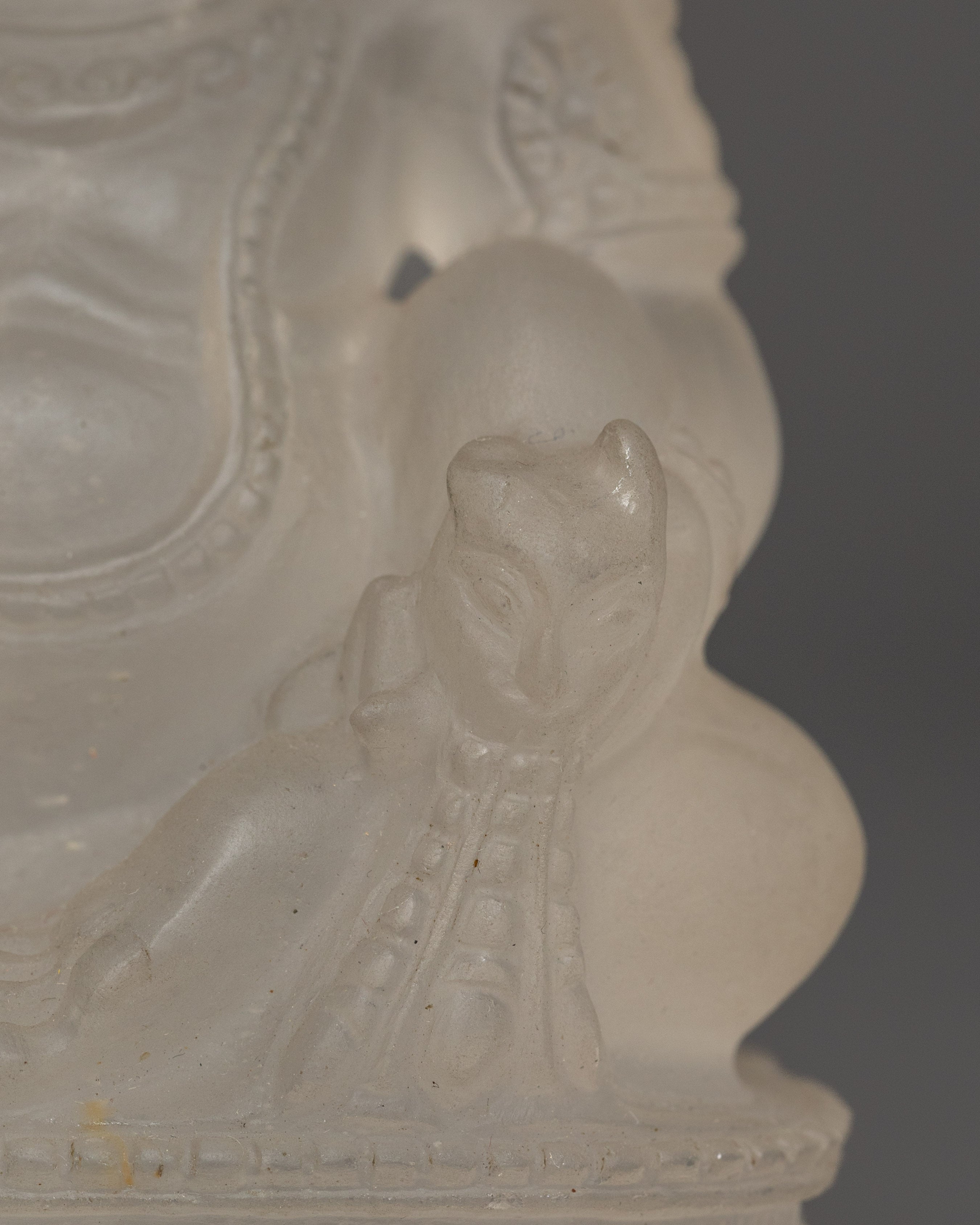 Crystal Dzambahala Statue | Tibetan Wealth Deity