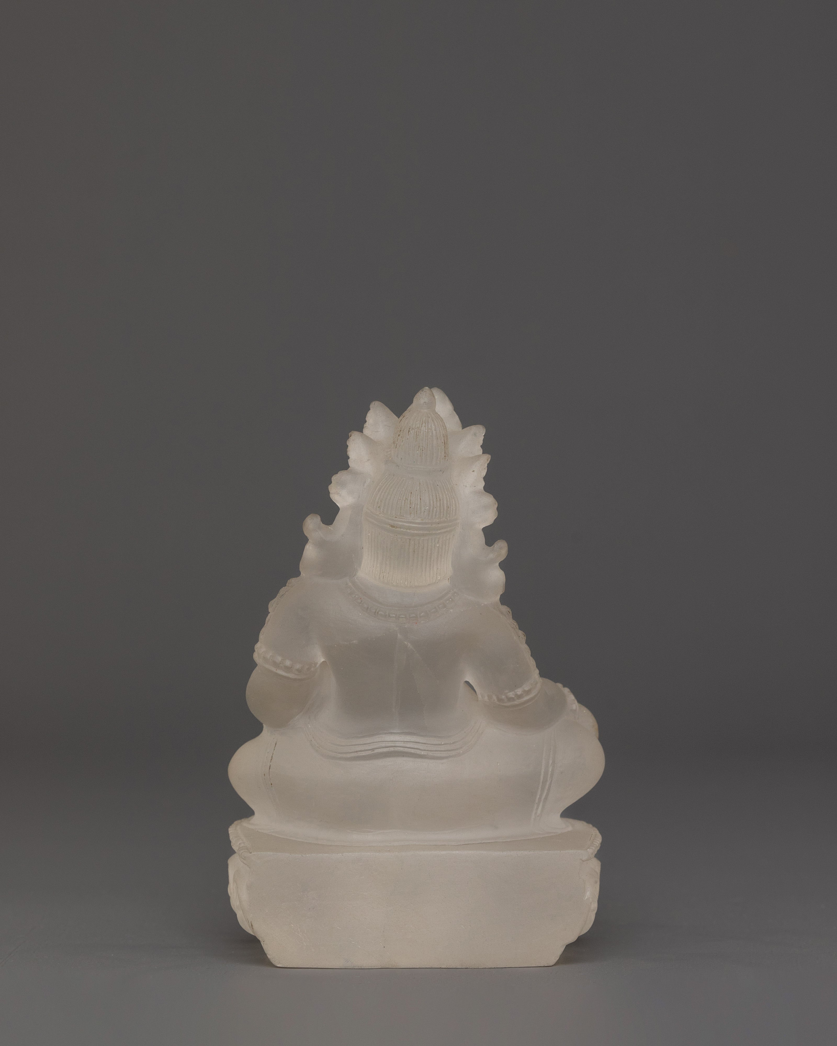 Crystal Dzambahala Statue | Tibetan Wealth Deity