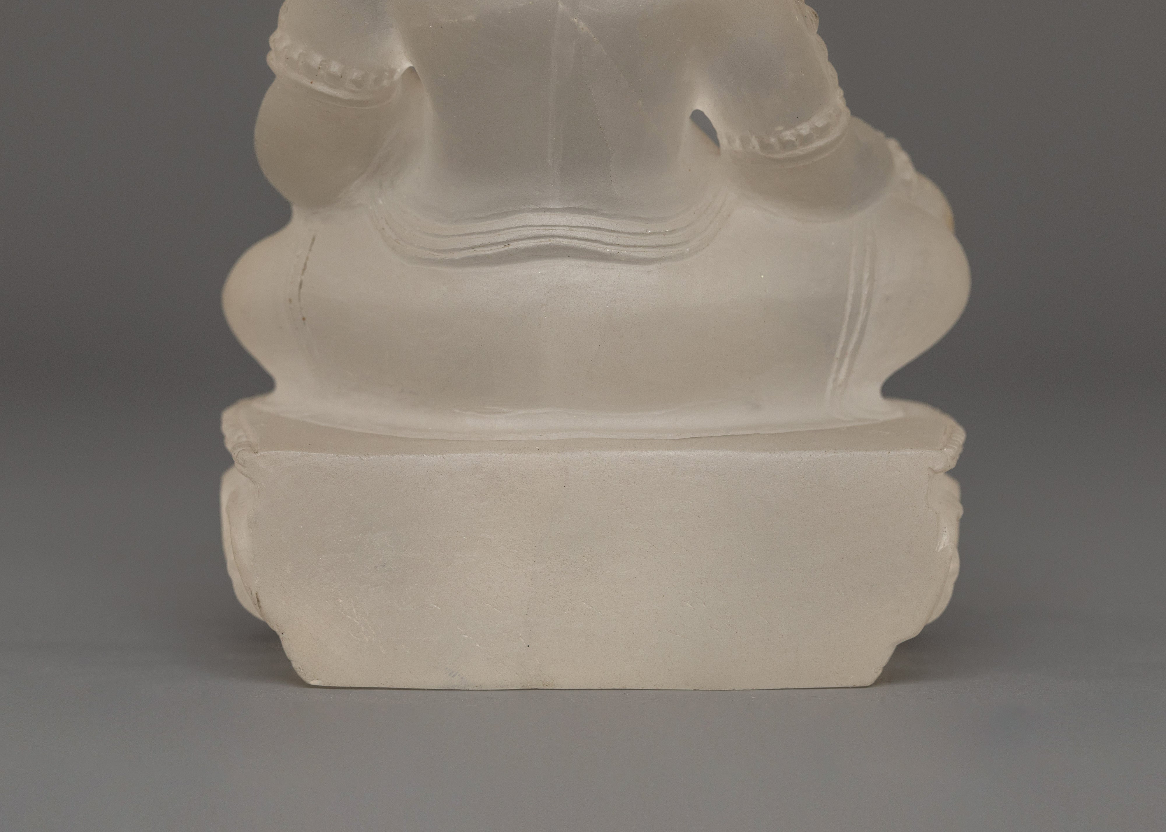 Crystal Dzambahala Statue | Tibetan Wealth Deity