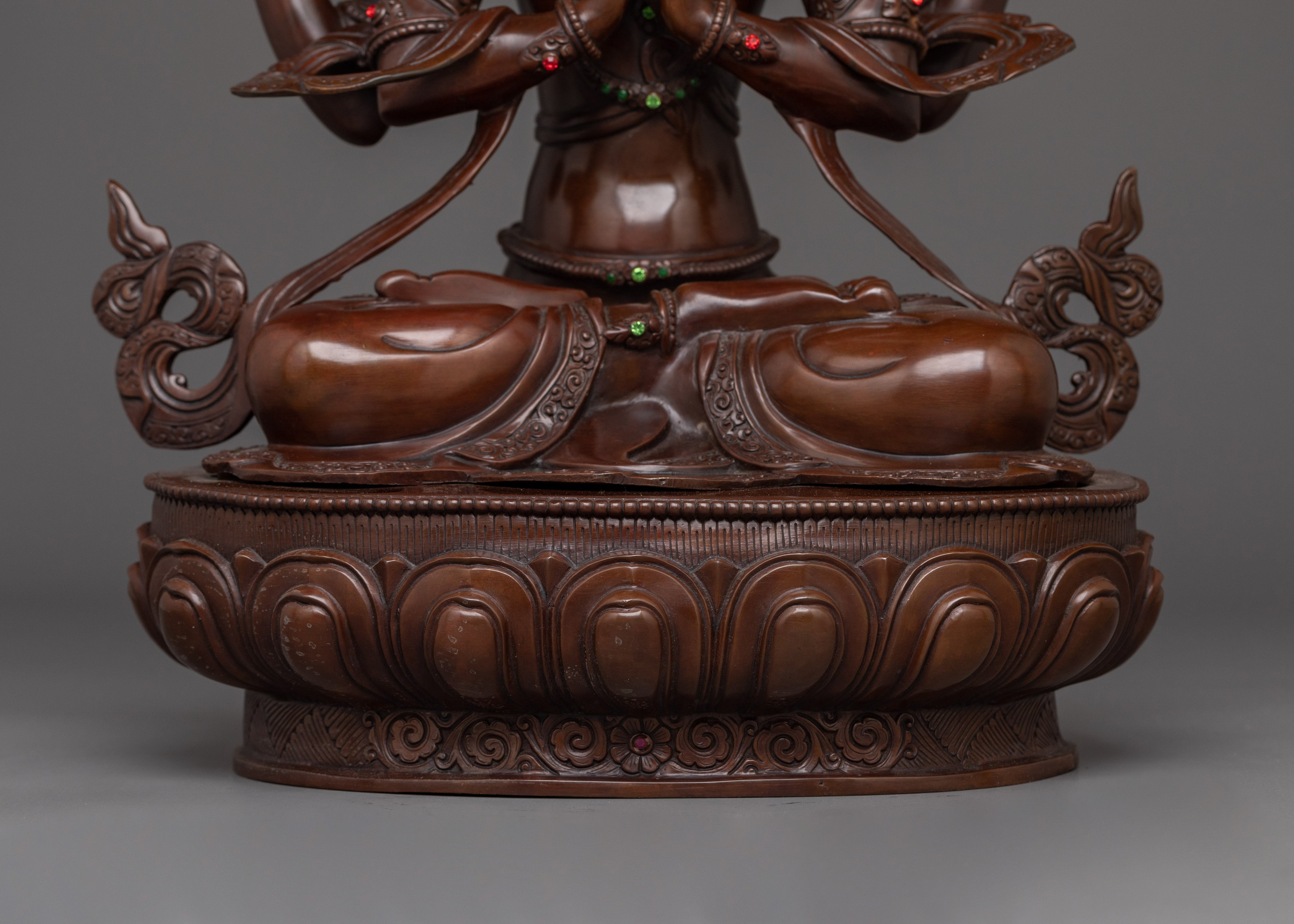 Chenrezig Protector of All Beings | Traditional Himalayan Statue
