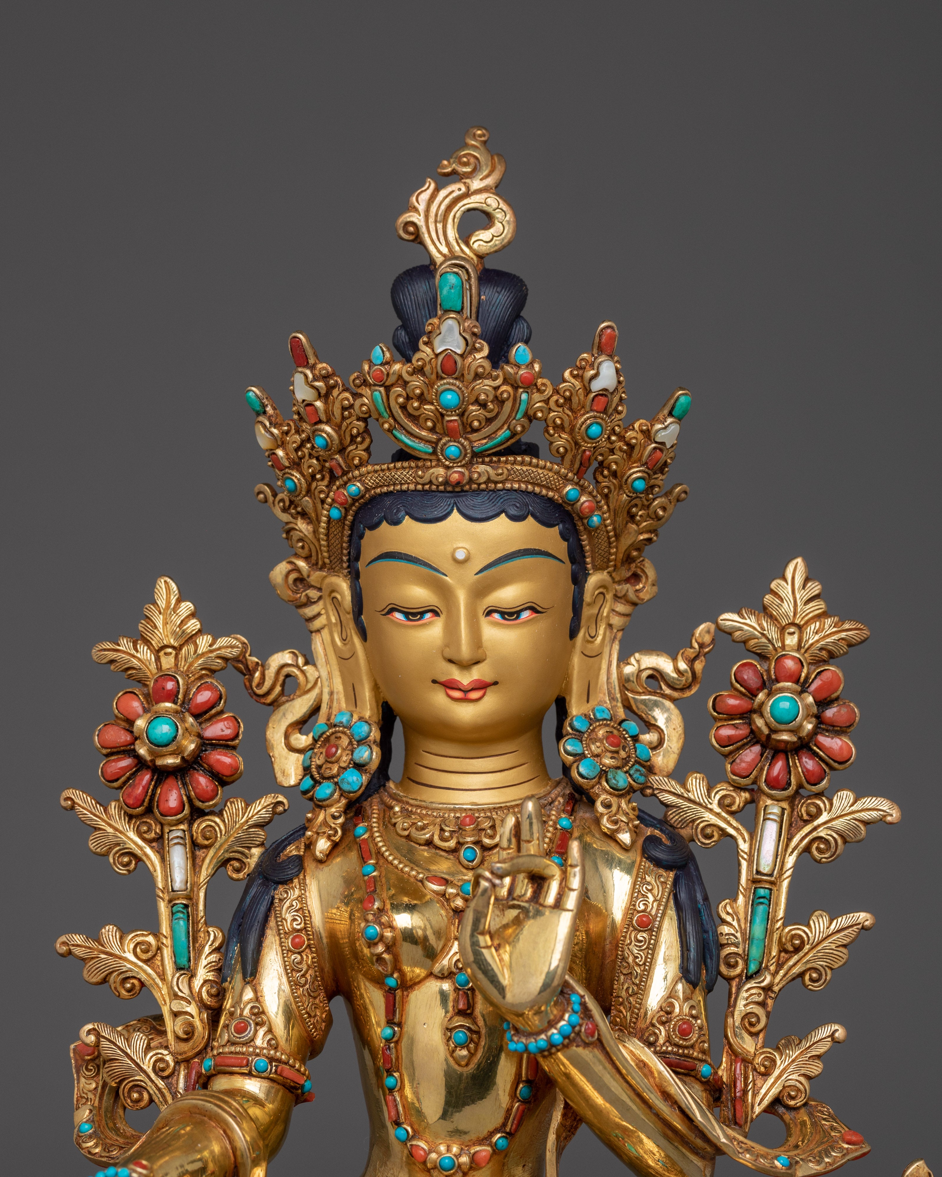 Green Tara Divine Protector Deity | Spiritual Decor for Meditation