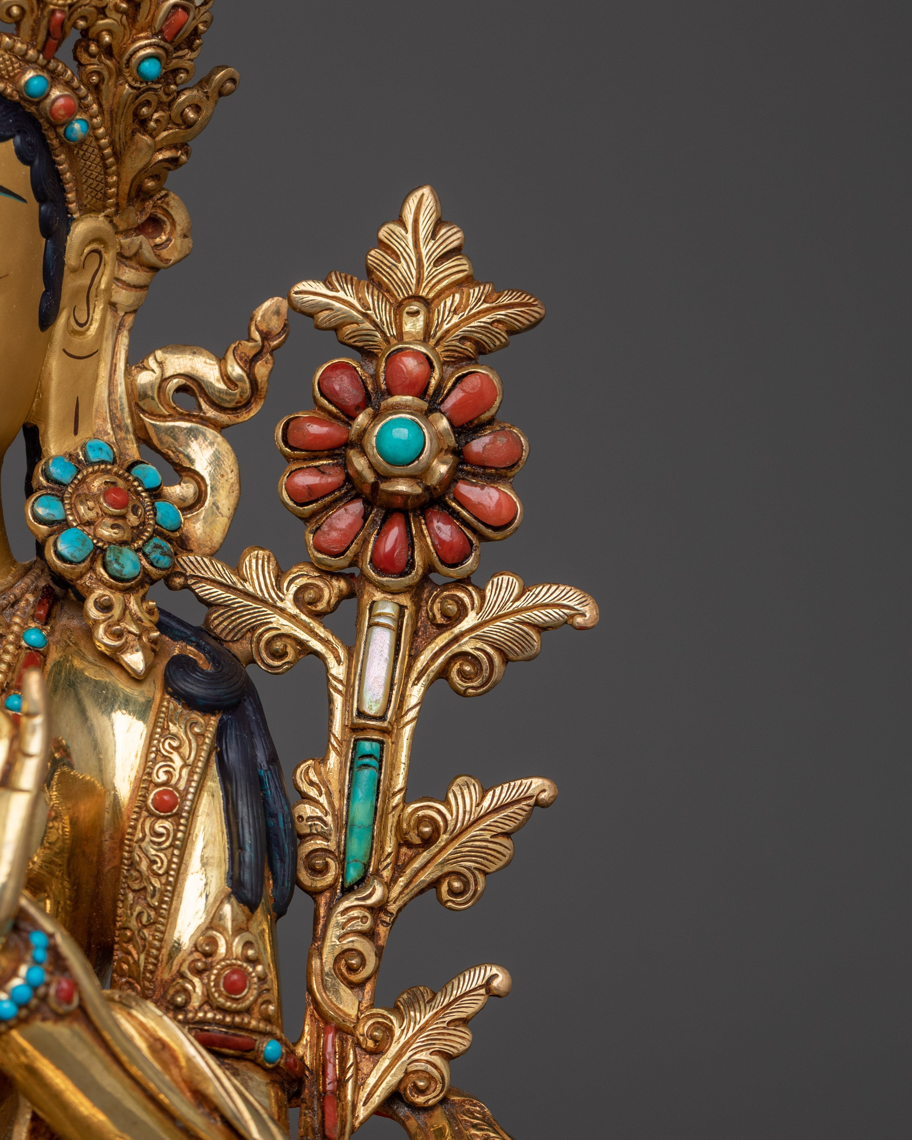 Green Tara Divine Protector Deity | Spiritual Decor for Meditation