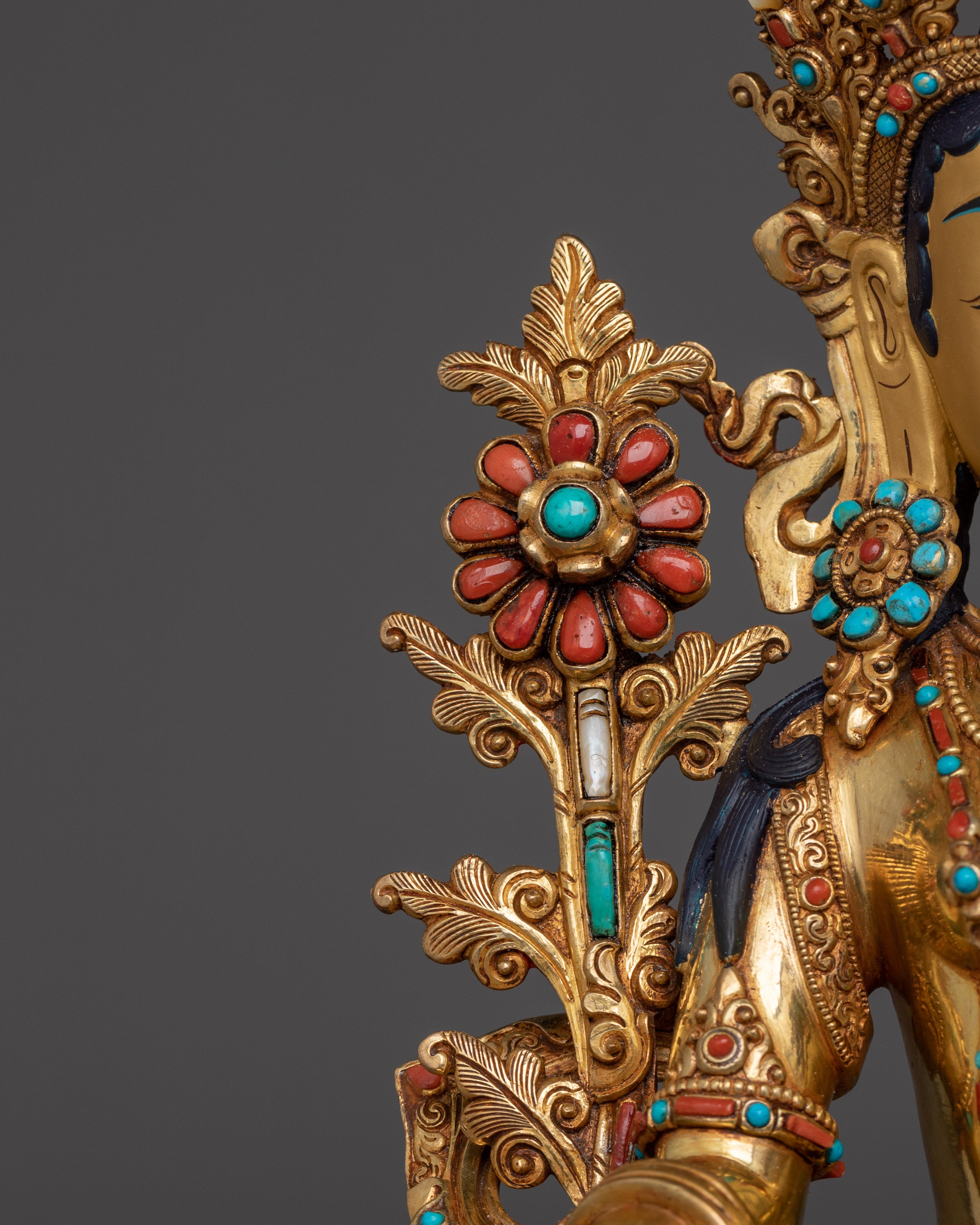 Green Tara Divine Protector Deity | Spiritual Decor for Meditation