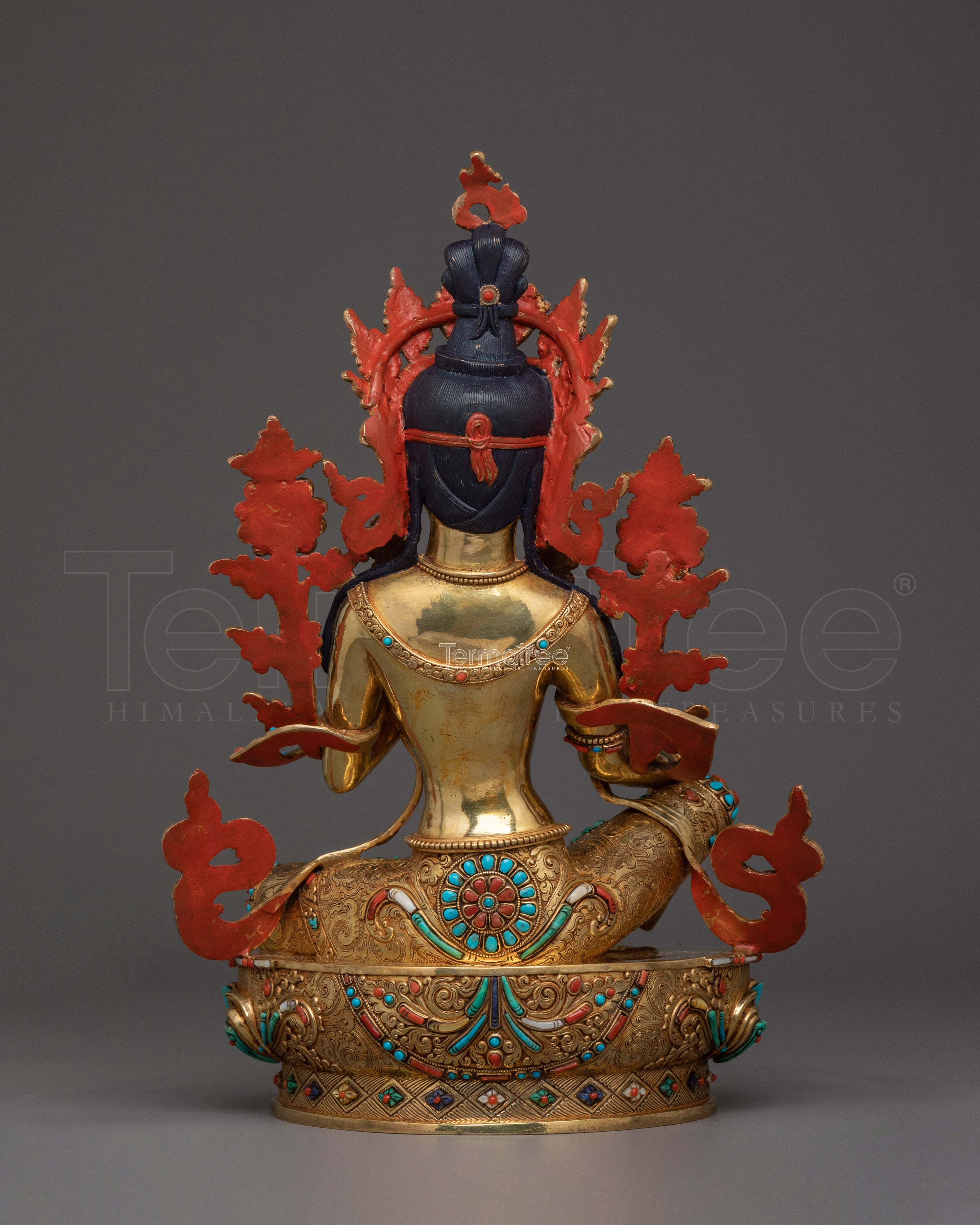 Green Tara Divine Protector Deity | Spiritual Decor for Meditation