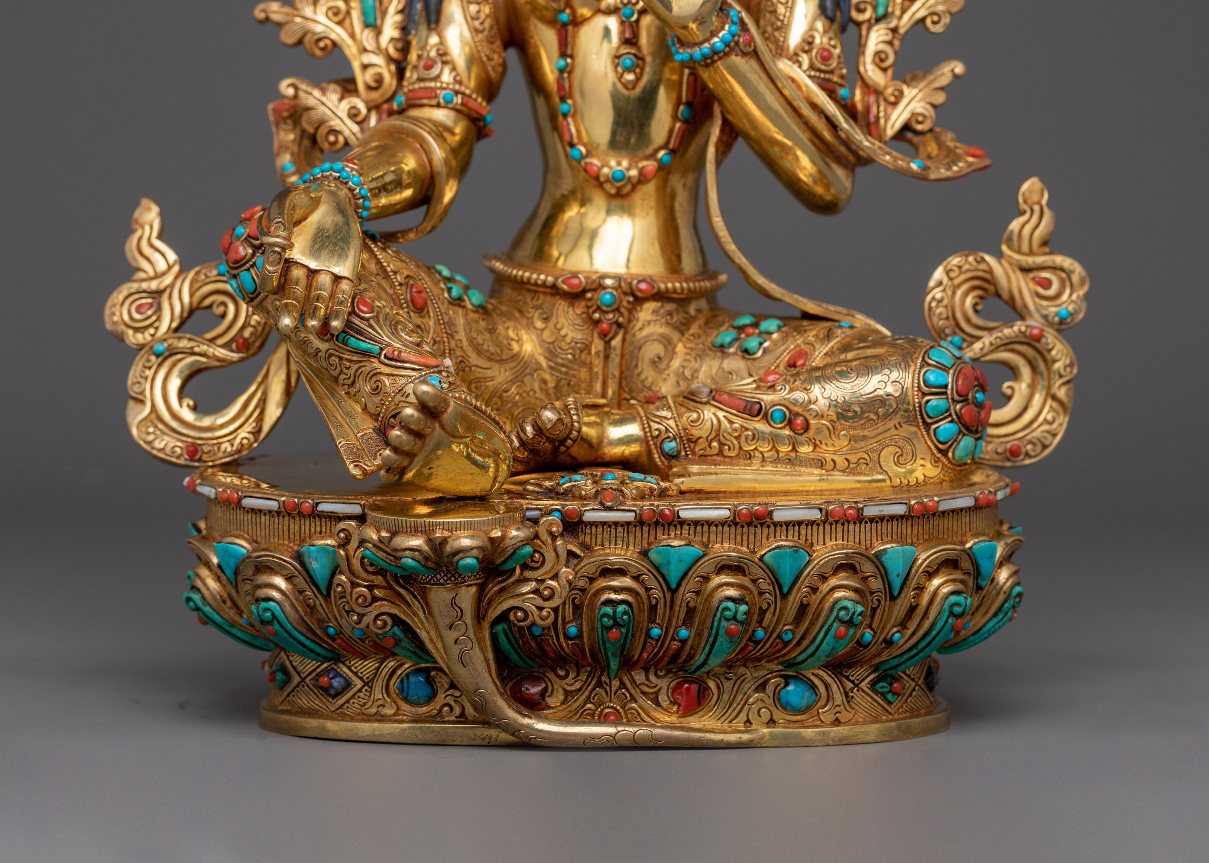 Green Tara Divine Protector Deity | Spiritual Decor for Meditation