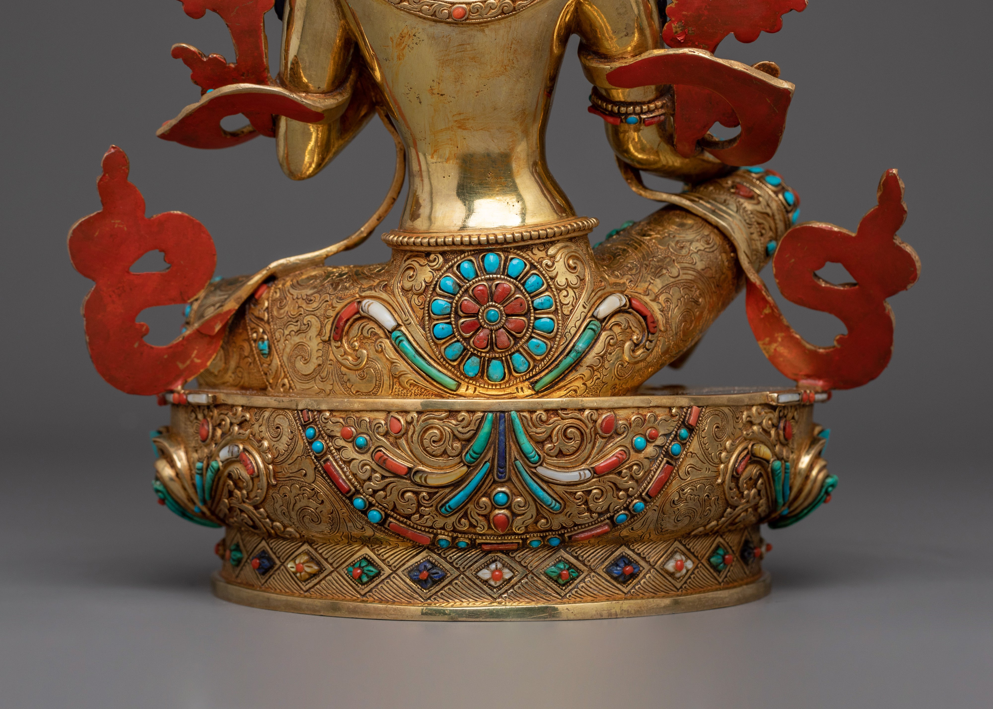 Green Tara Divine Protector Deity | Spiritual Decor for Meditation