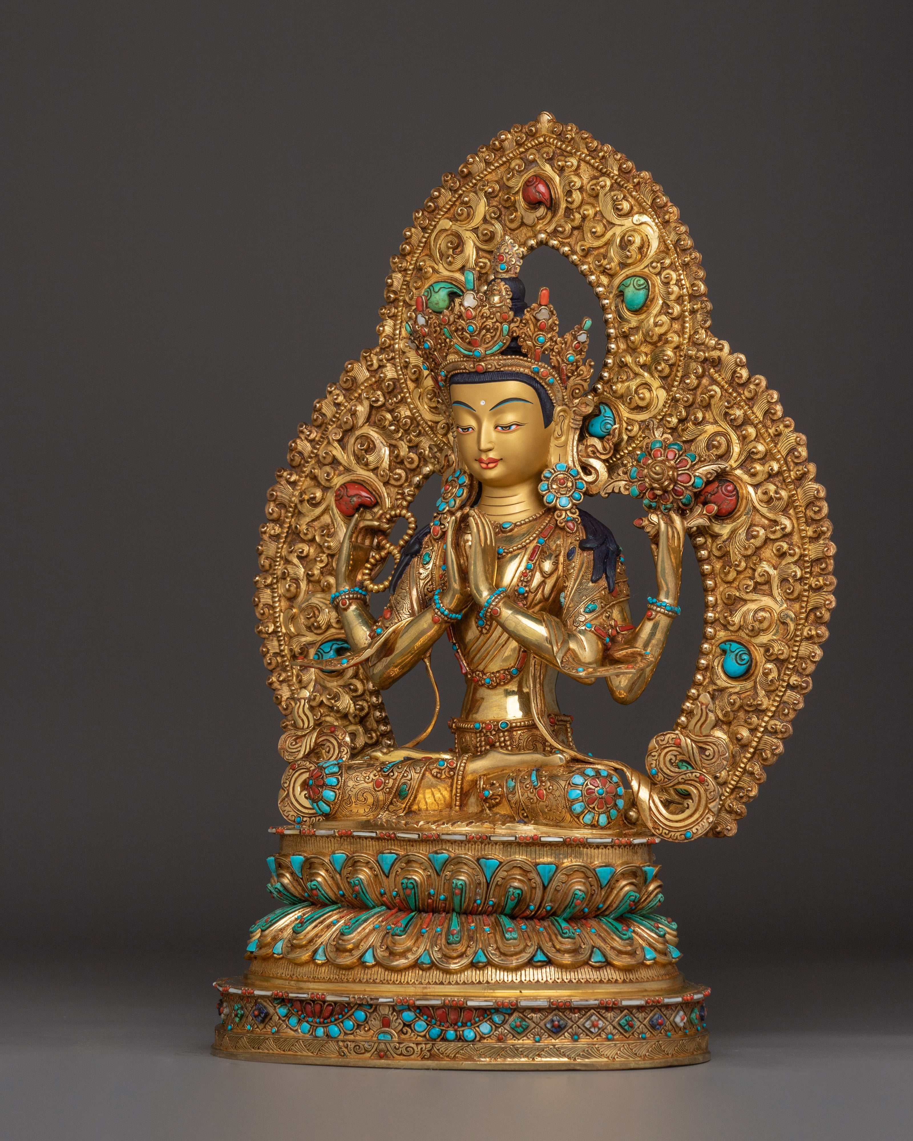 Compassion Bodhisattva Chenrezig Statue | Avalokiteshvara - Lord of Compassion