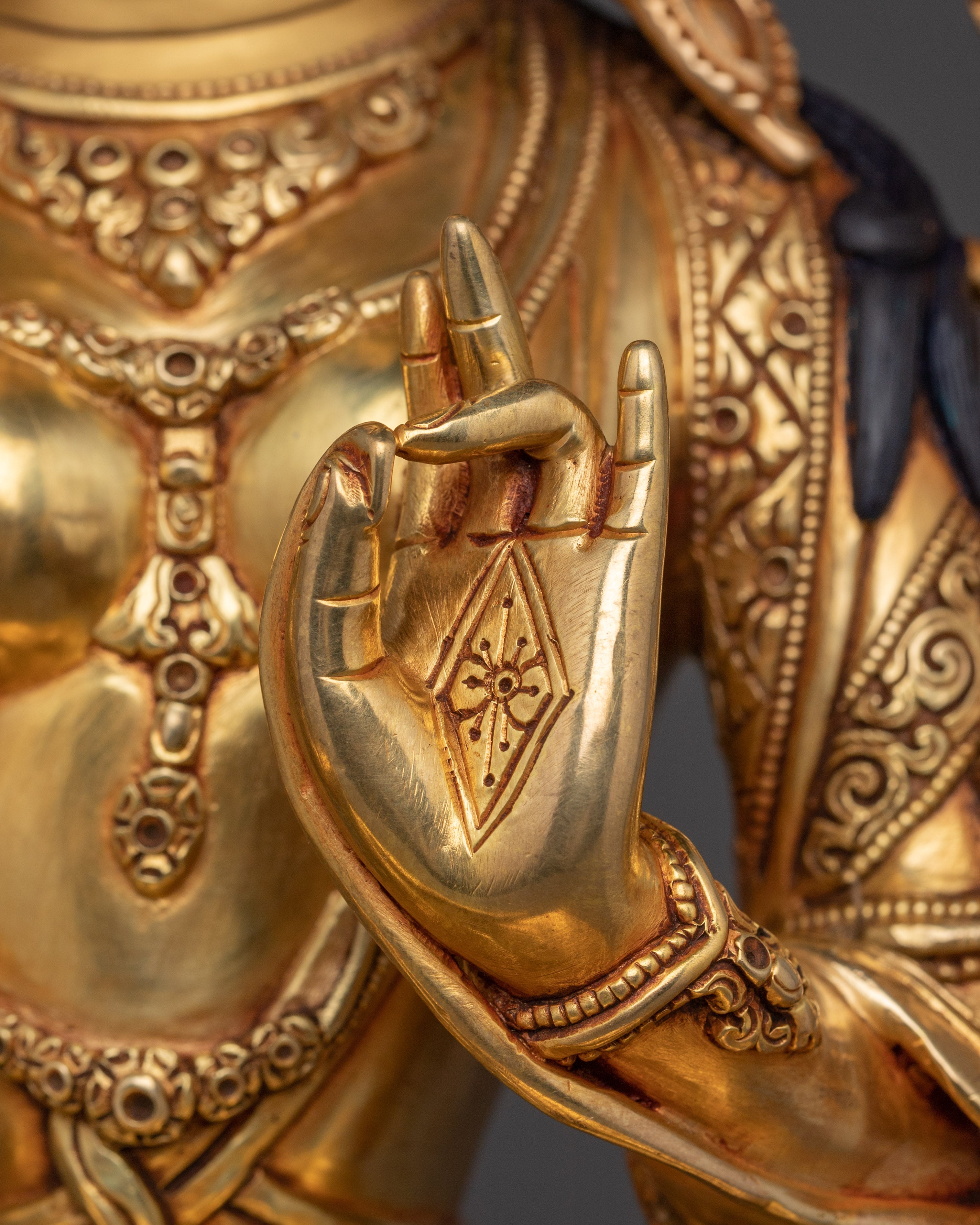 Enlightened Divine Feminine Green Tara | Protector Goddess Statue for Meditation