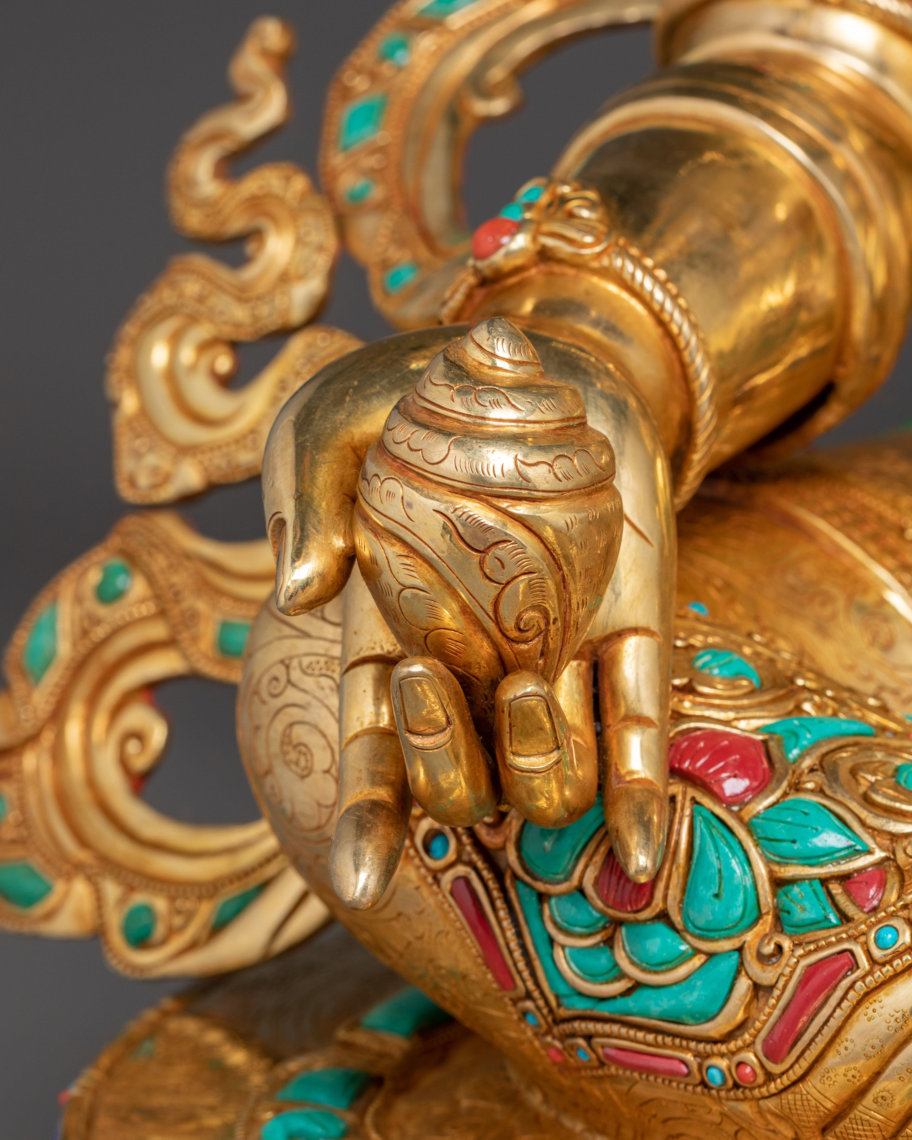 Wealth Offering Deity Dzambhala Statue | Guardian of Prosperity and Wealth