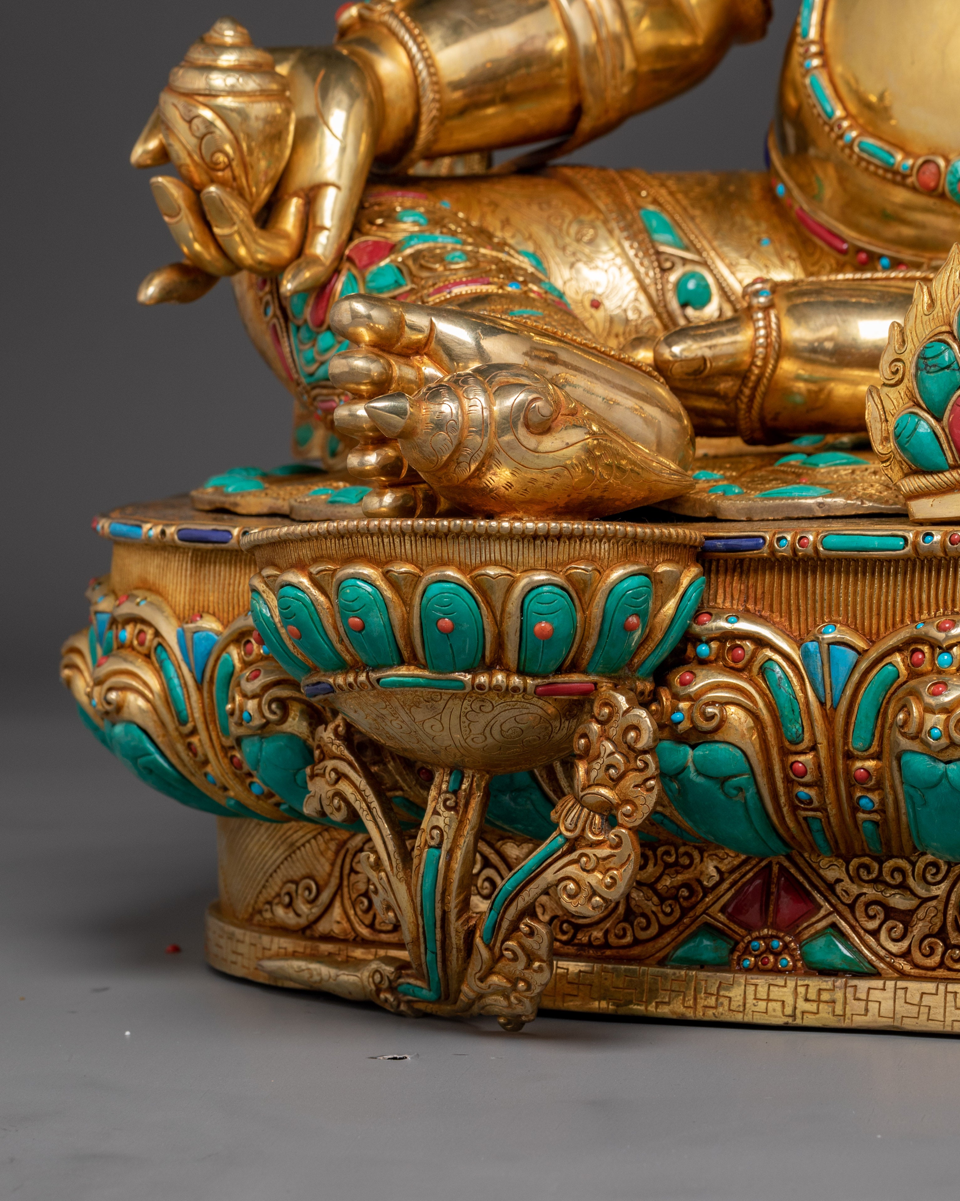 Wealth Offering Deity Dzambhala Statue | Guardian of Prosperity and Wealth