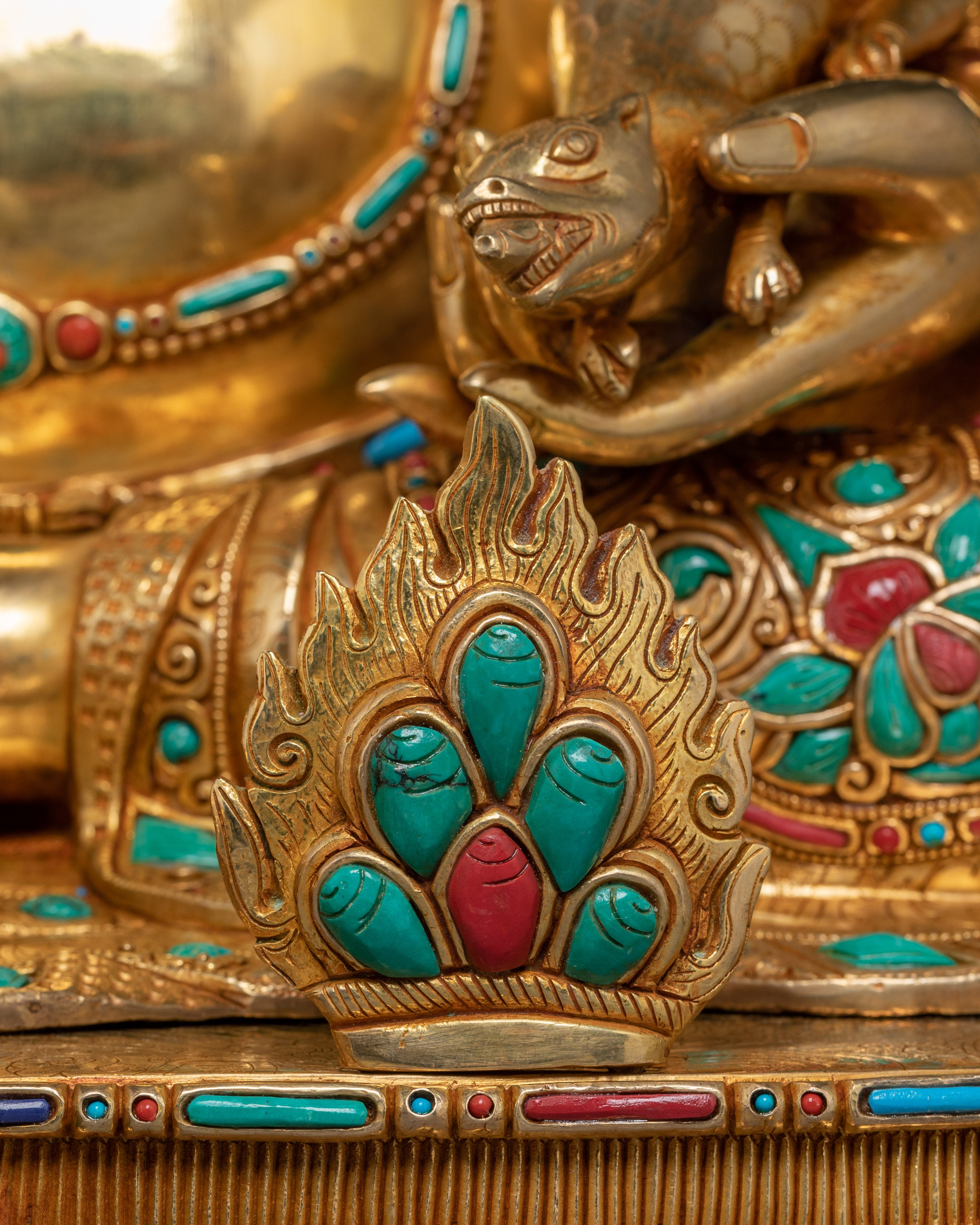 Wealth Offering Deity Dzambhala Statue | Guardian of Prosperity and Wealth