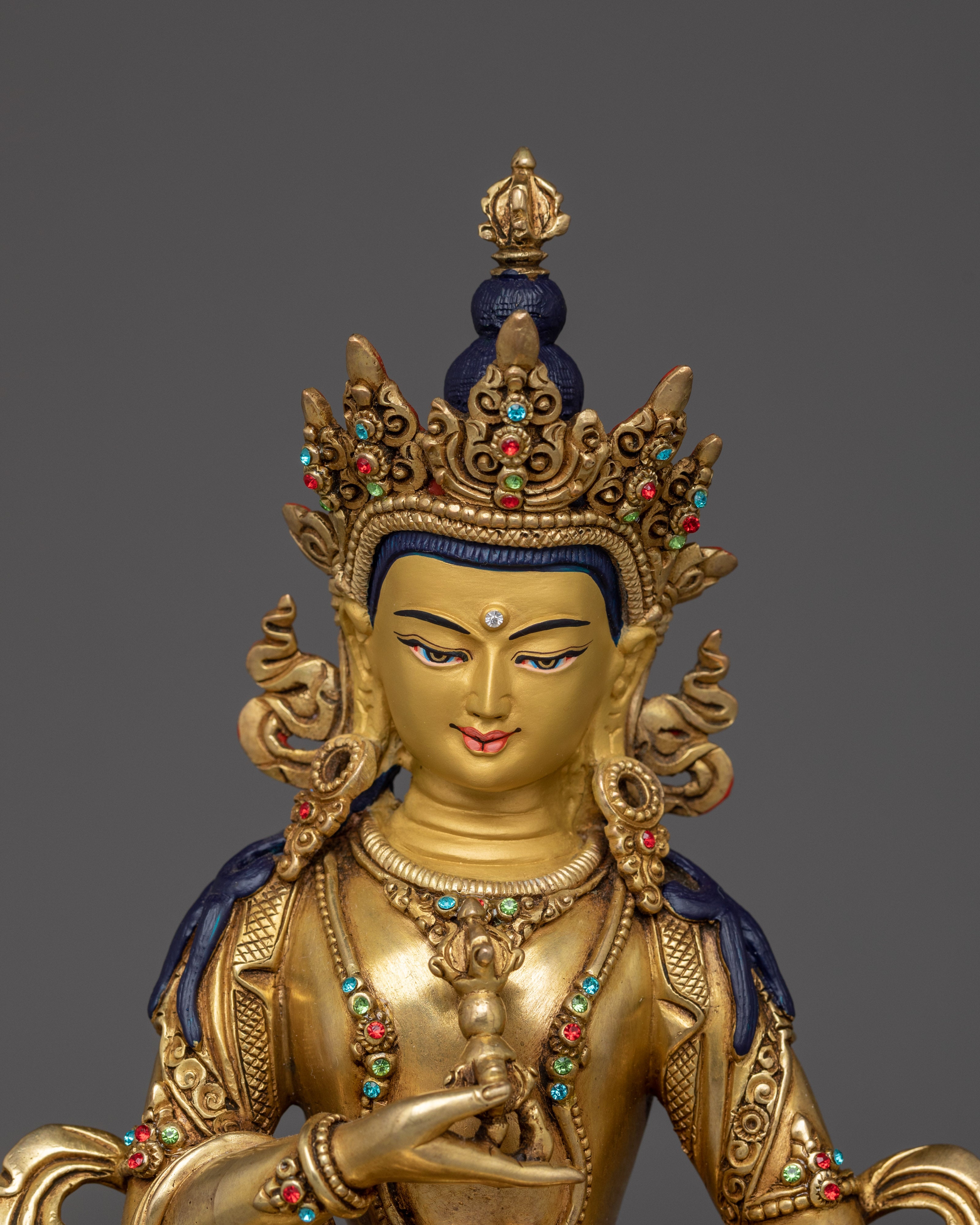 Copper Buddhist Art of Vajrasattva | Symbol of Purification and Inner Clarity