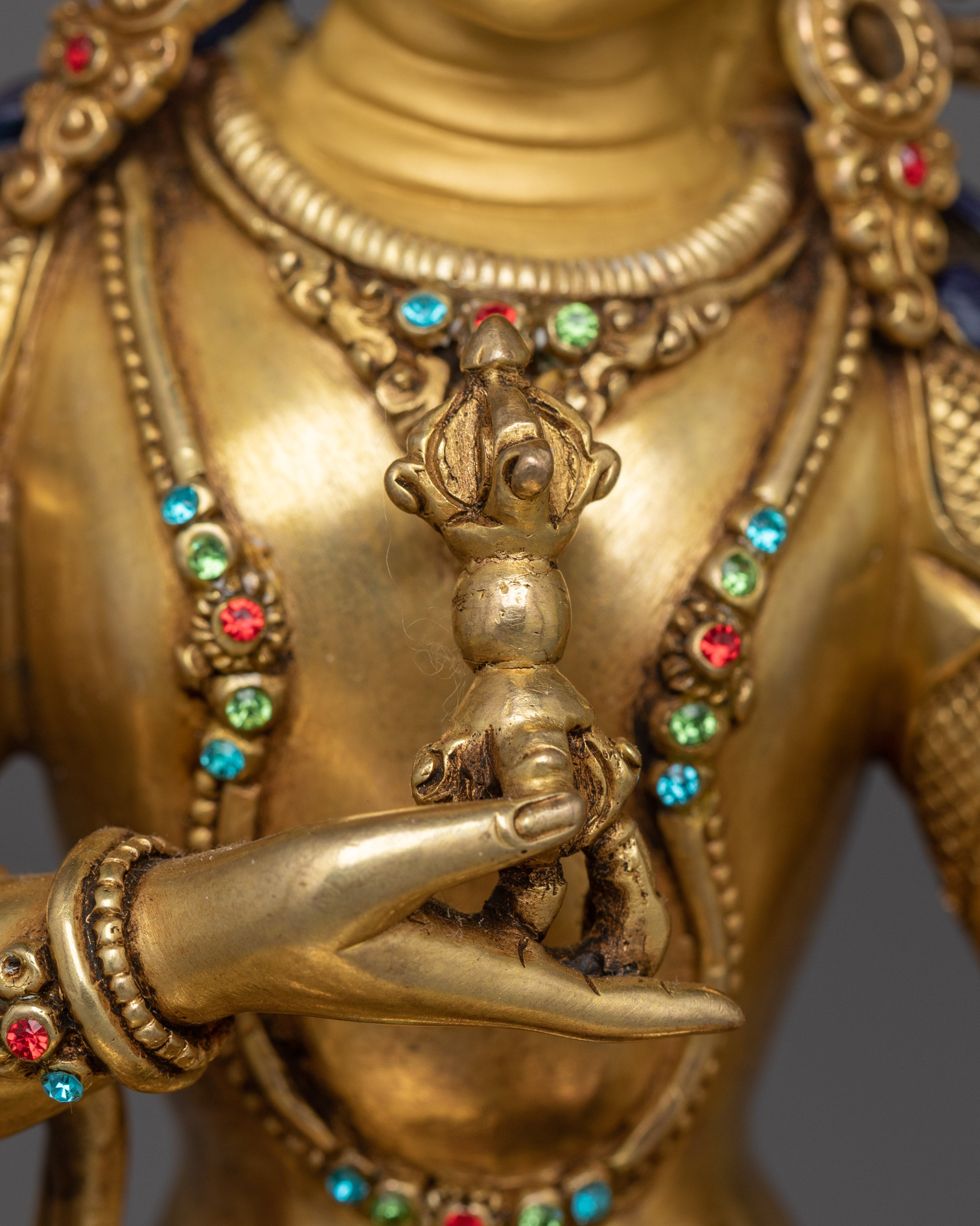 Copper Buddhist Art of Vajrasattva | Symbol of Purification and Inner Clarity