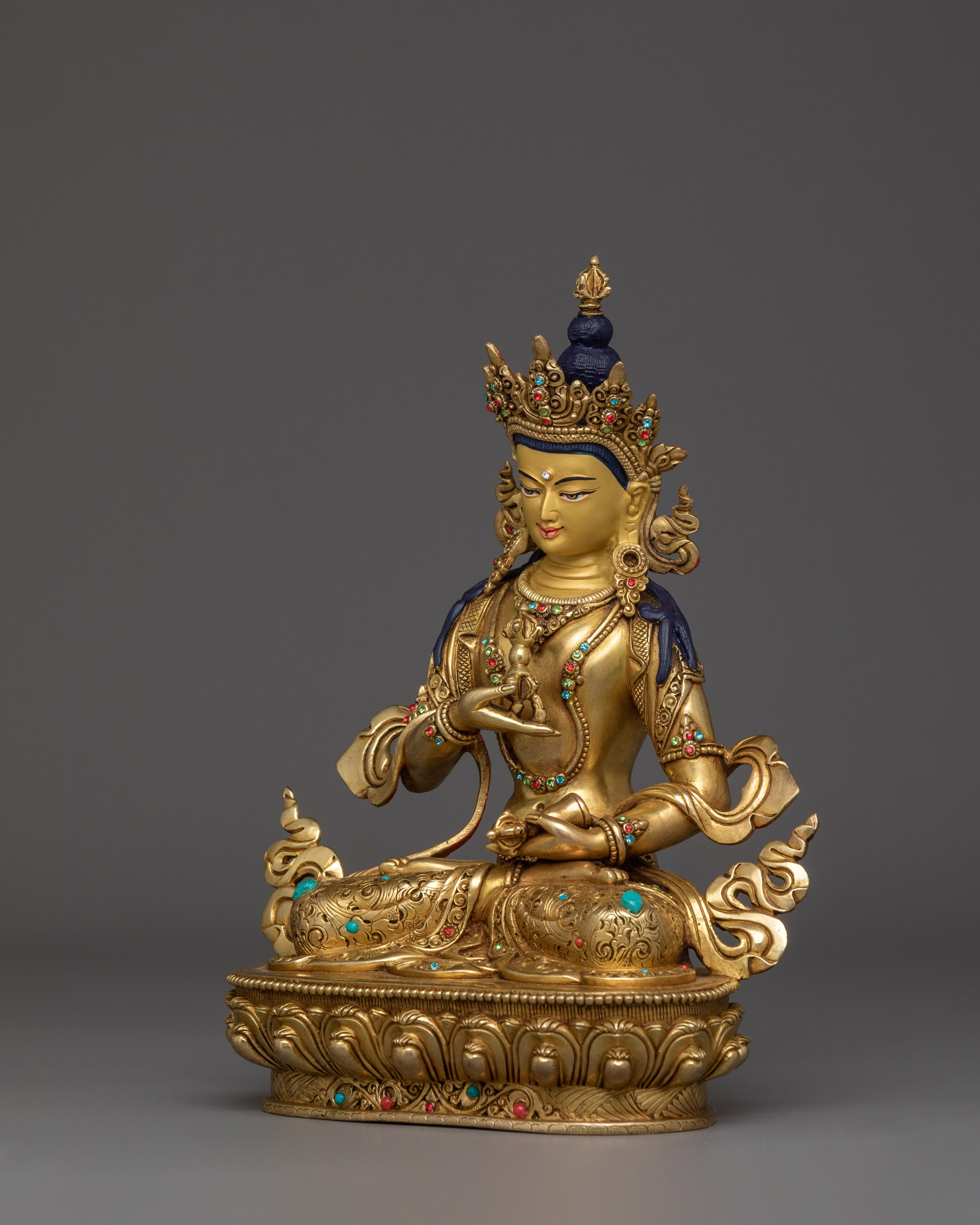 Copper Buddhist Art of Vajrasattva | Symbol of Purification and Inner Clarity