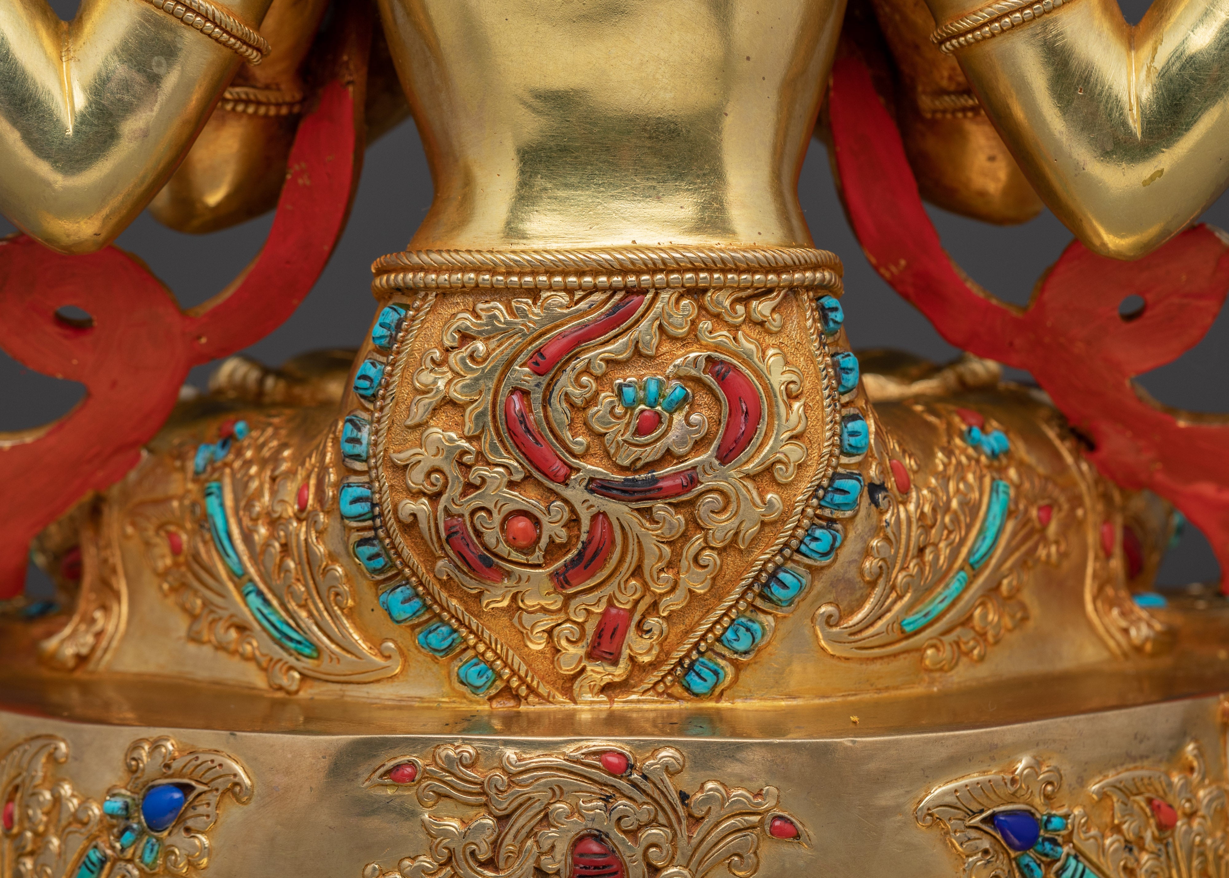 Bodhisattva Chenrezig on Throne | Avalokiteshvara - Lord of Compassion