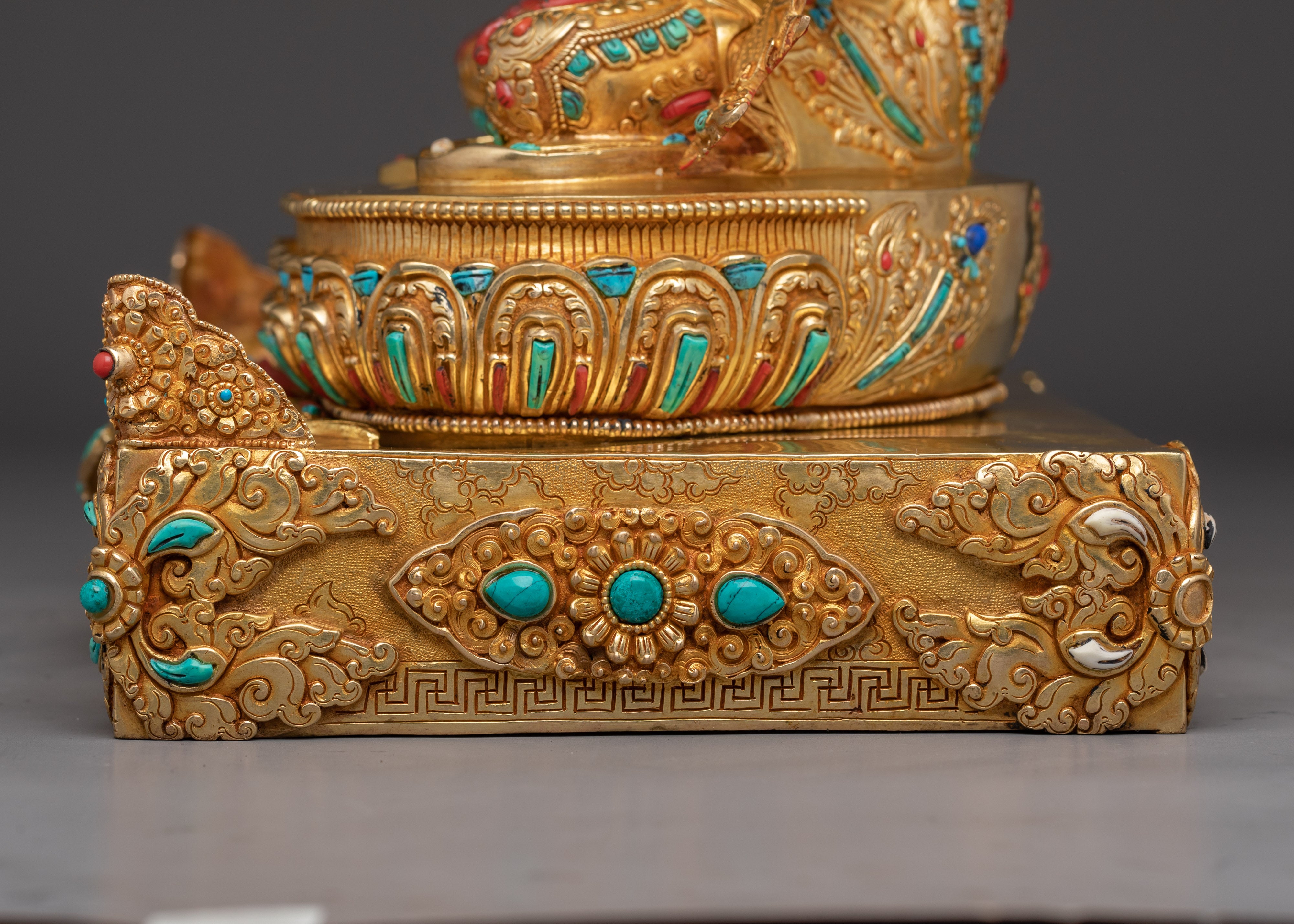 Bodhisattva Chenrezig on Throne | Avalokiteshvara - Lord of Compassion