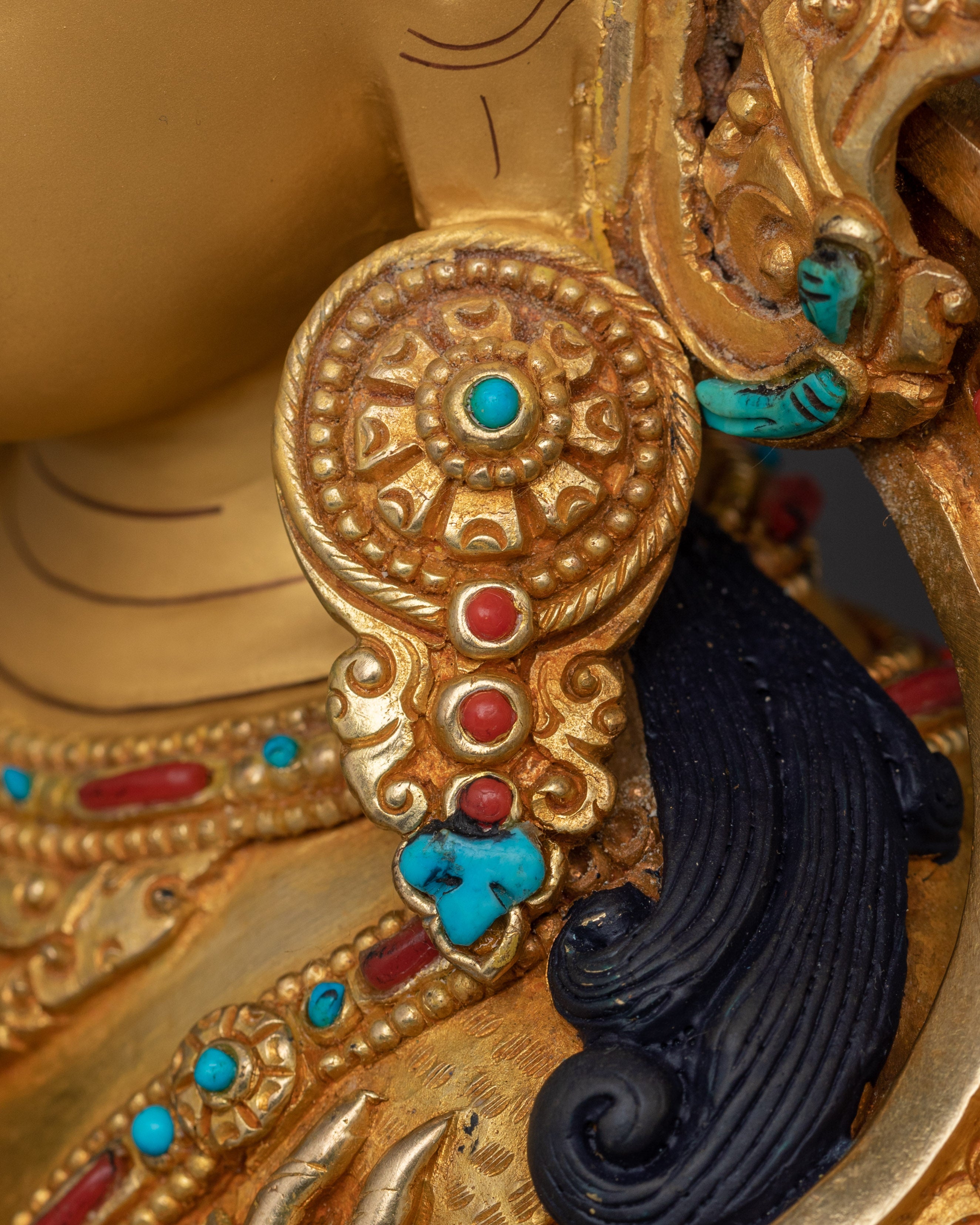 Bodhisattva Chenrezig on Throne | Avalokiteshvara - Lord of Compassion