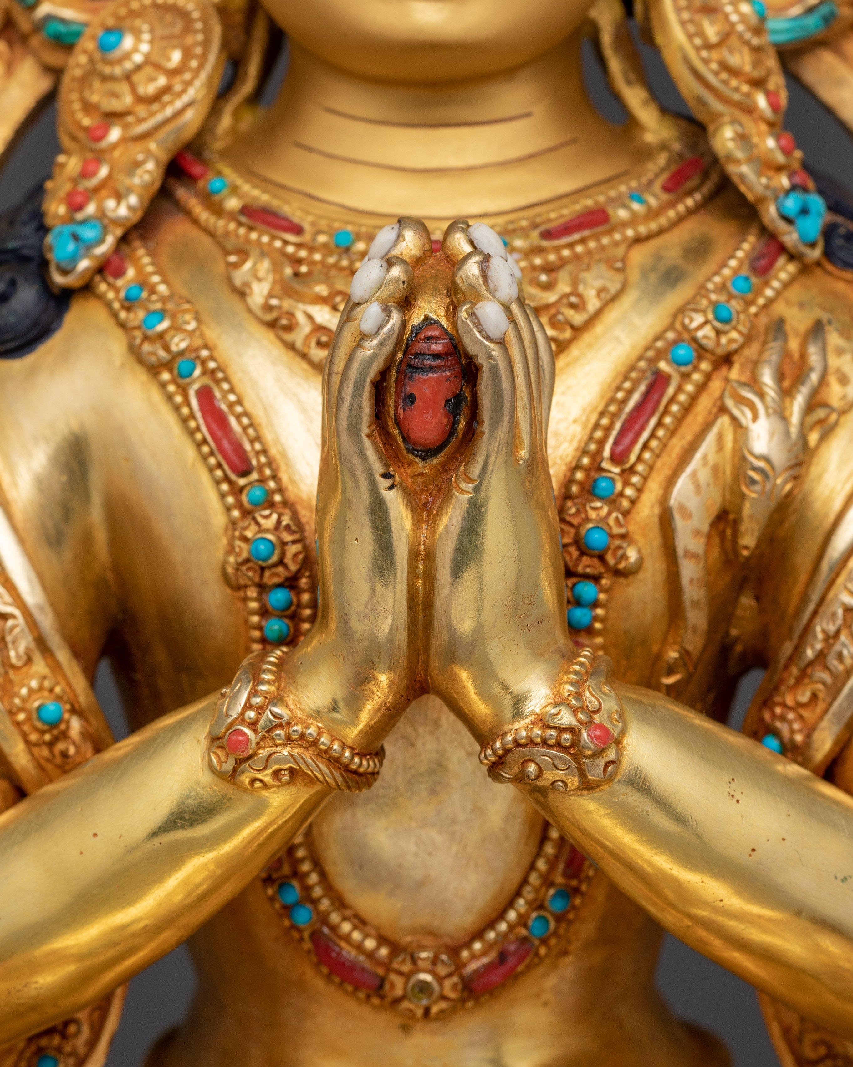 Bodhisattva Chenrezig on Throne | Avalokiteshvara - Lord of Compassion