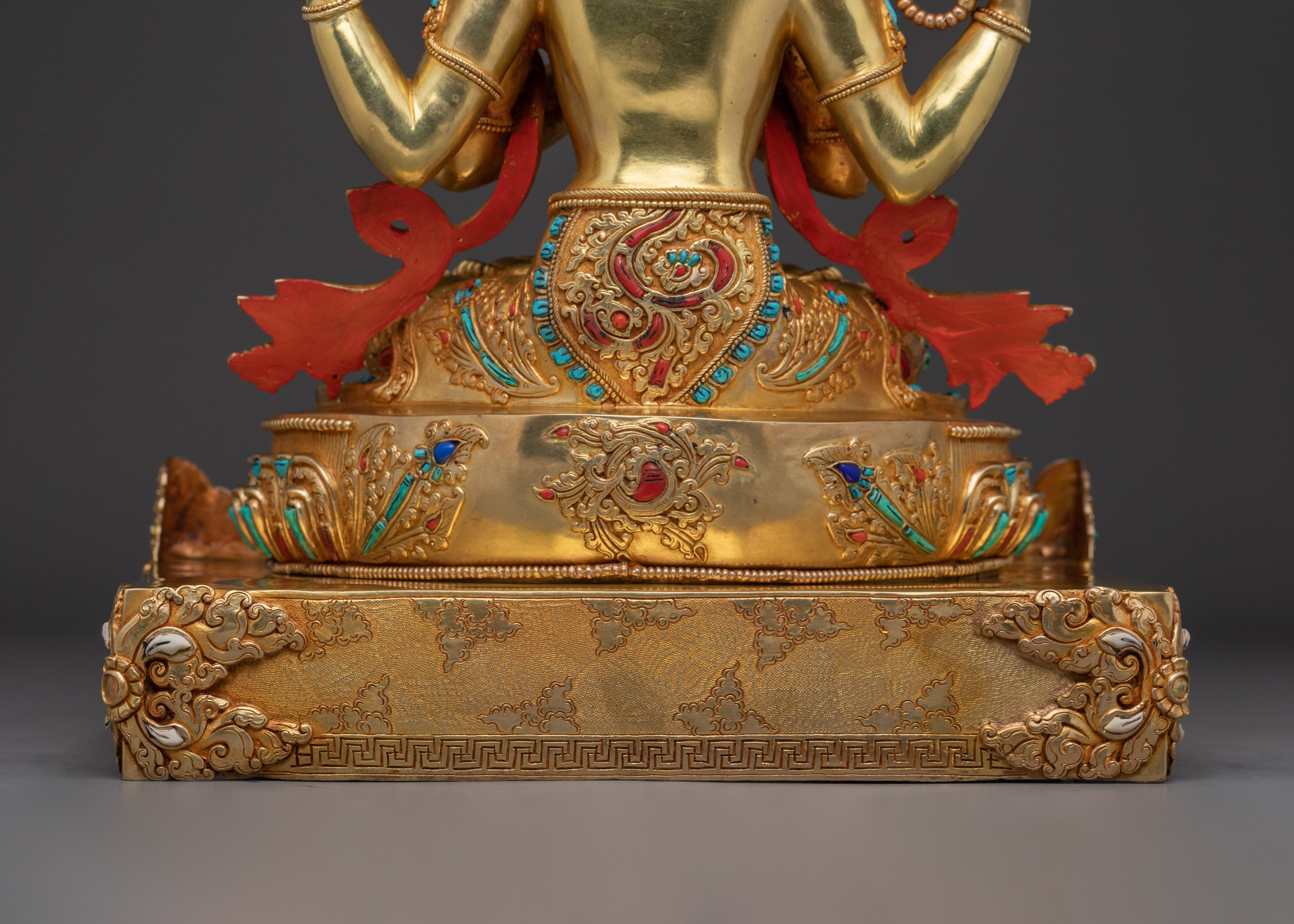 Bodhisattva Chenrezig on Throne | Avalokiteshvara - Lord of Compassion