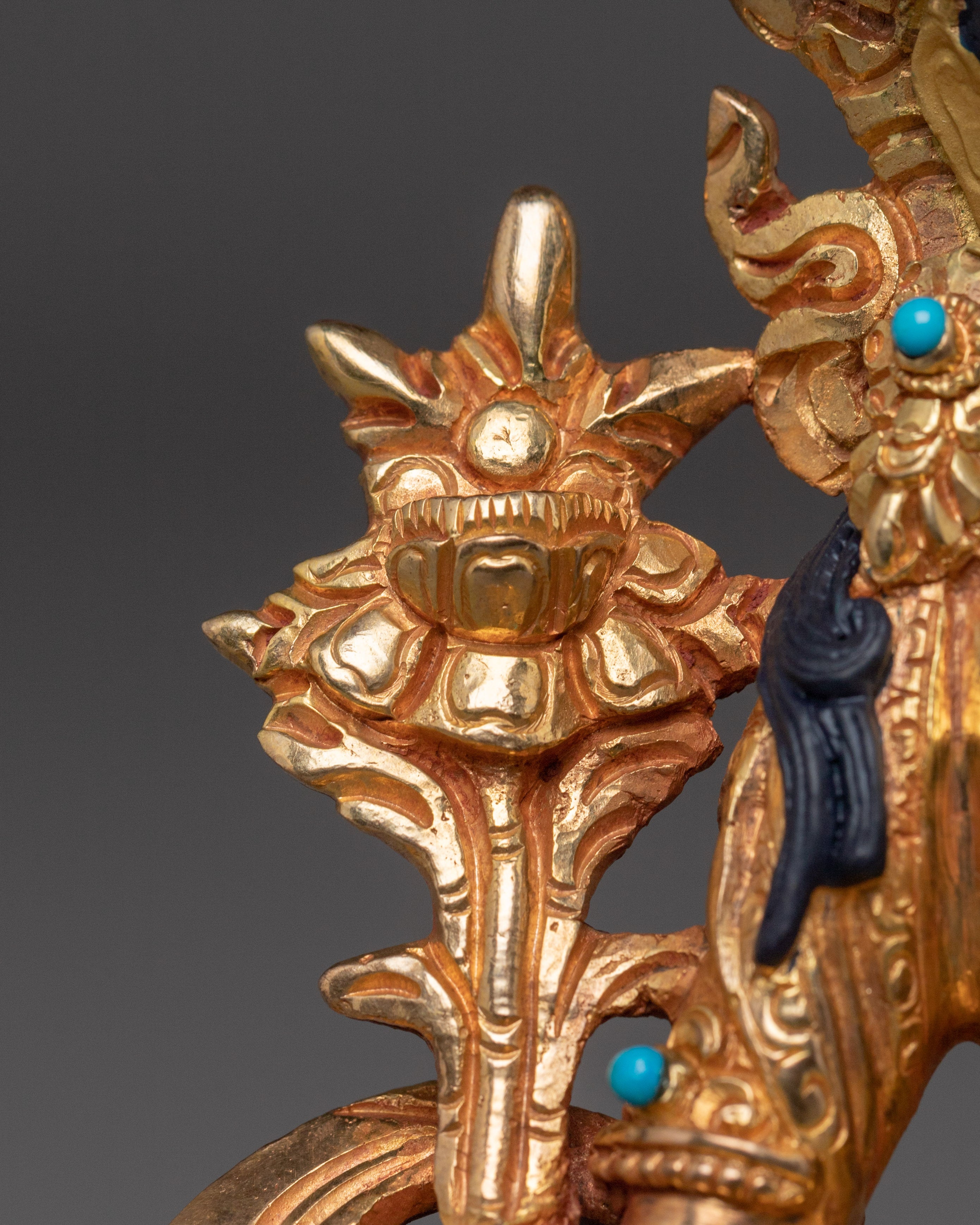 Golden Shyama Tara Statue | Green Tara - Mother of All Buddhas