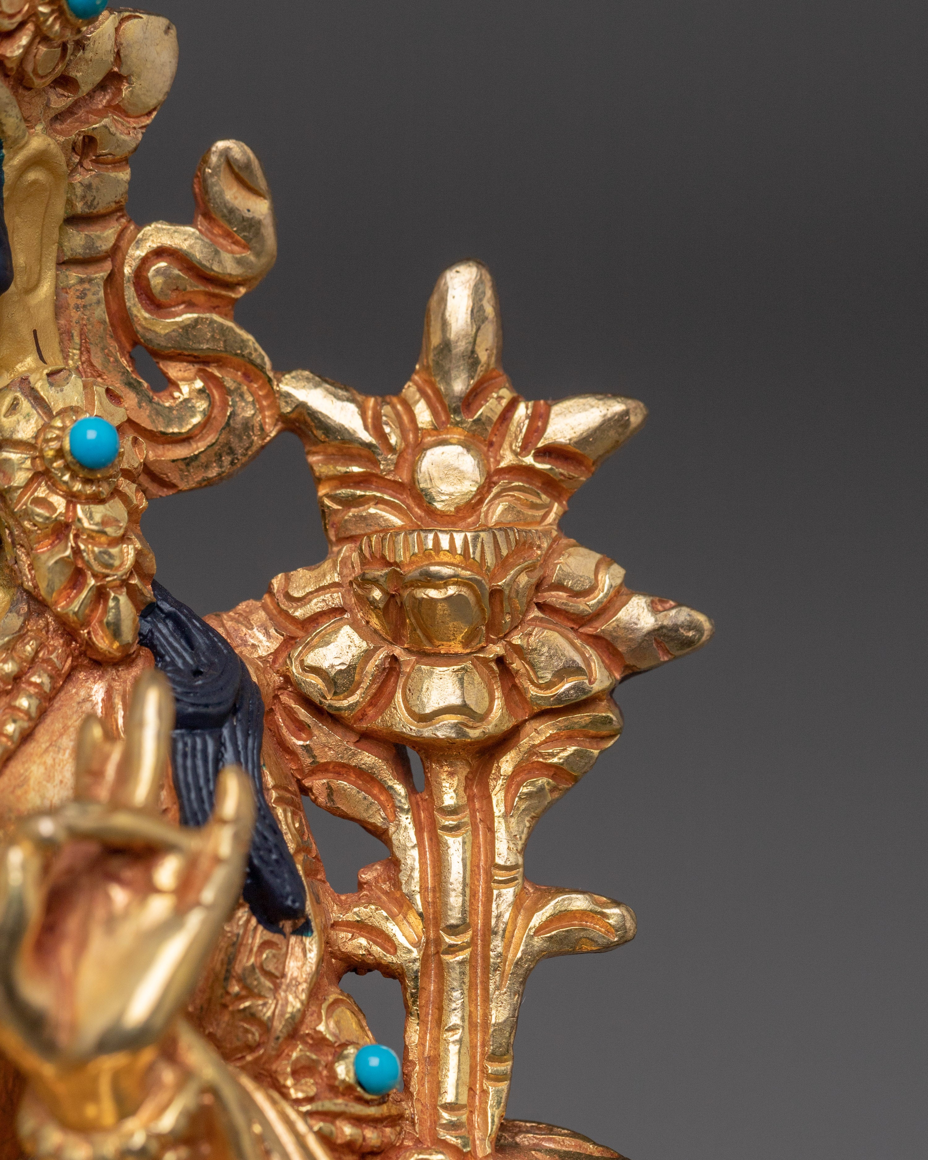 Golden Shyama Tara Statue | Green Tara - Mother of All Buddhas