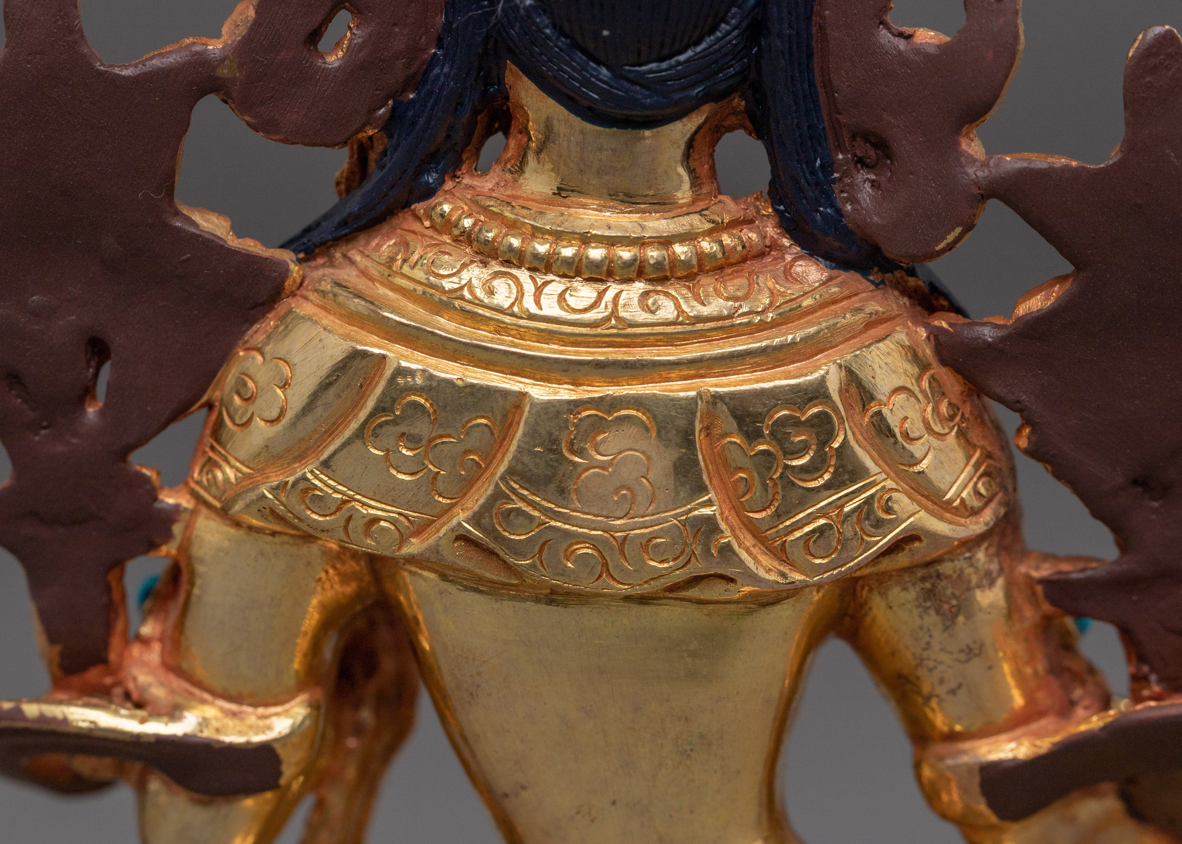 Golden Shyama Tara Statue | Green Tara - Mother of All Buddhas