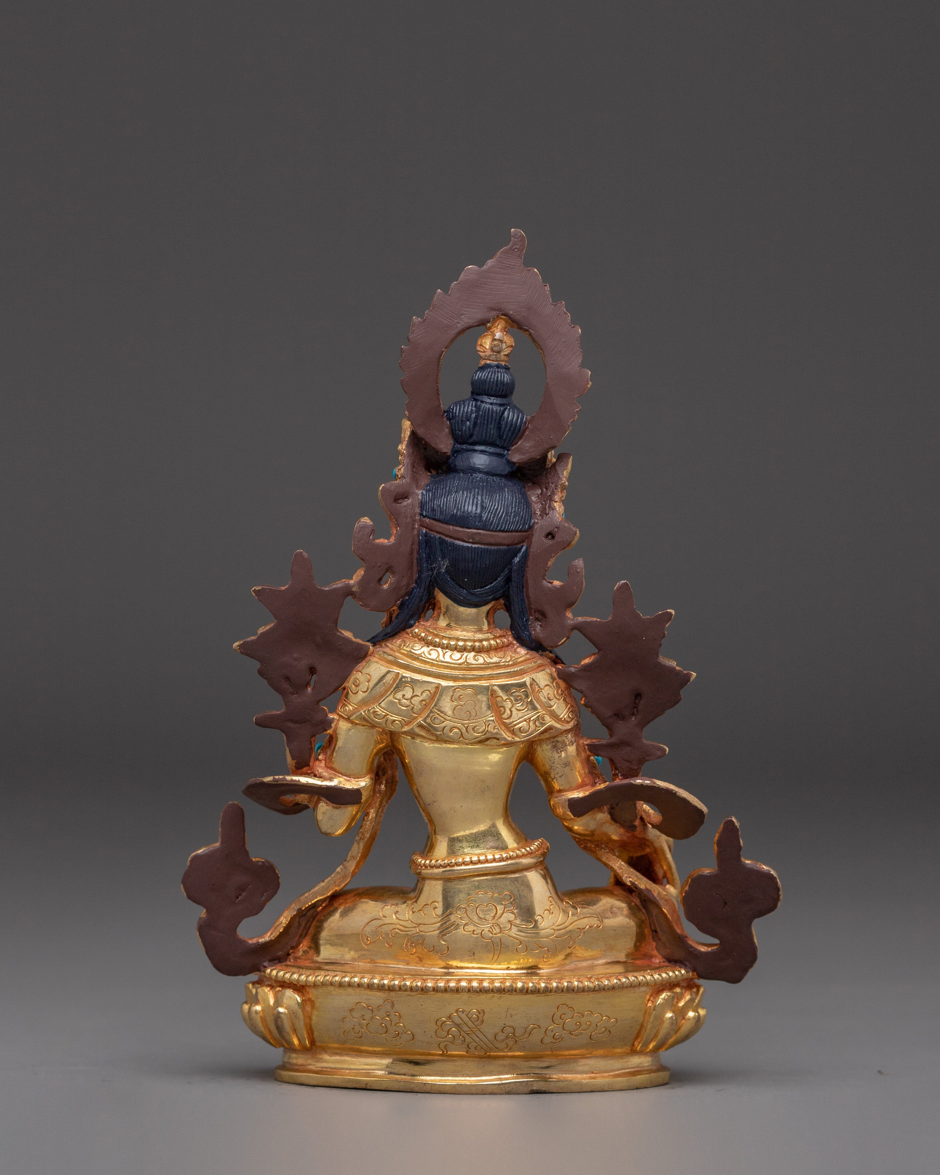 Golden Shyama Tara Statue | Green Tara - Mother of All Buddhas